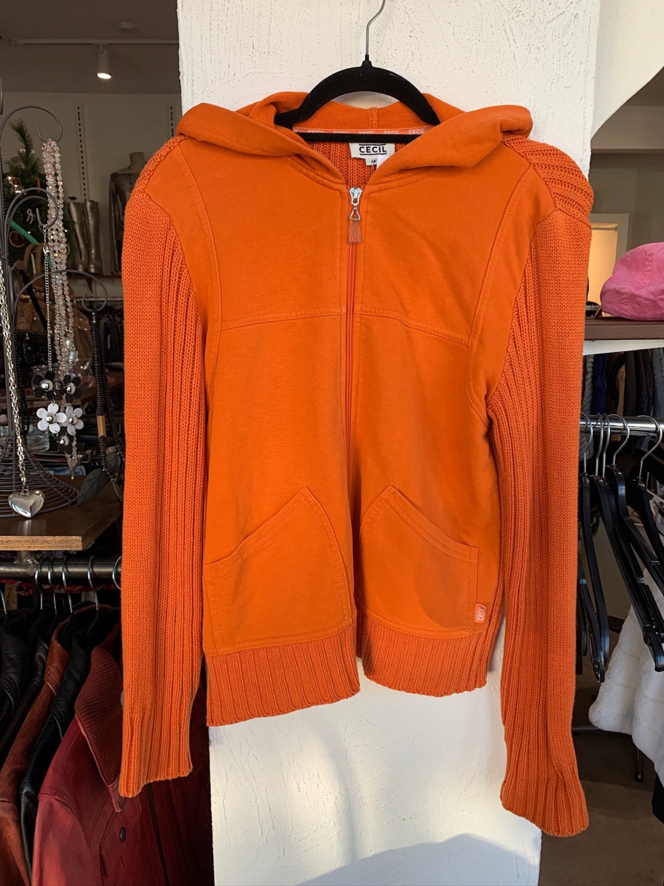 Cecil Hoodie M Orange