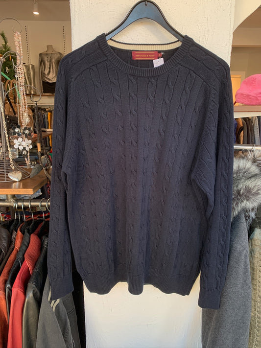 Abercrombie & Fitch Sweater M Dunkelblau