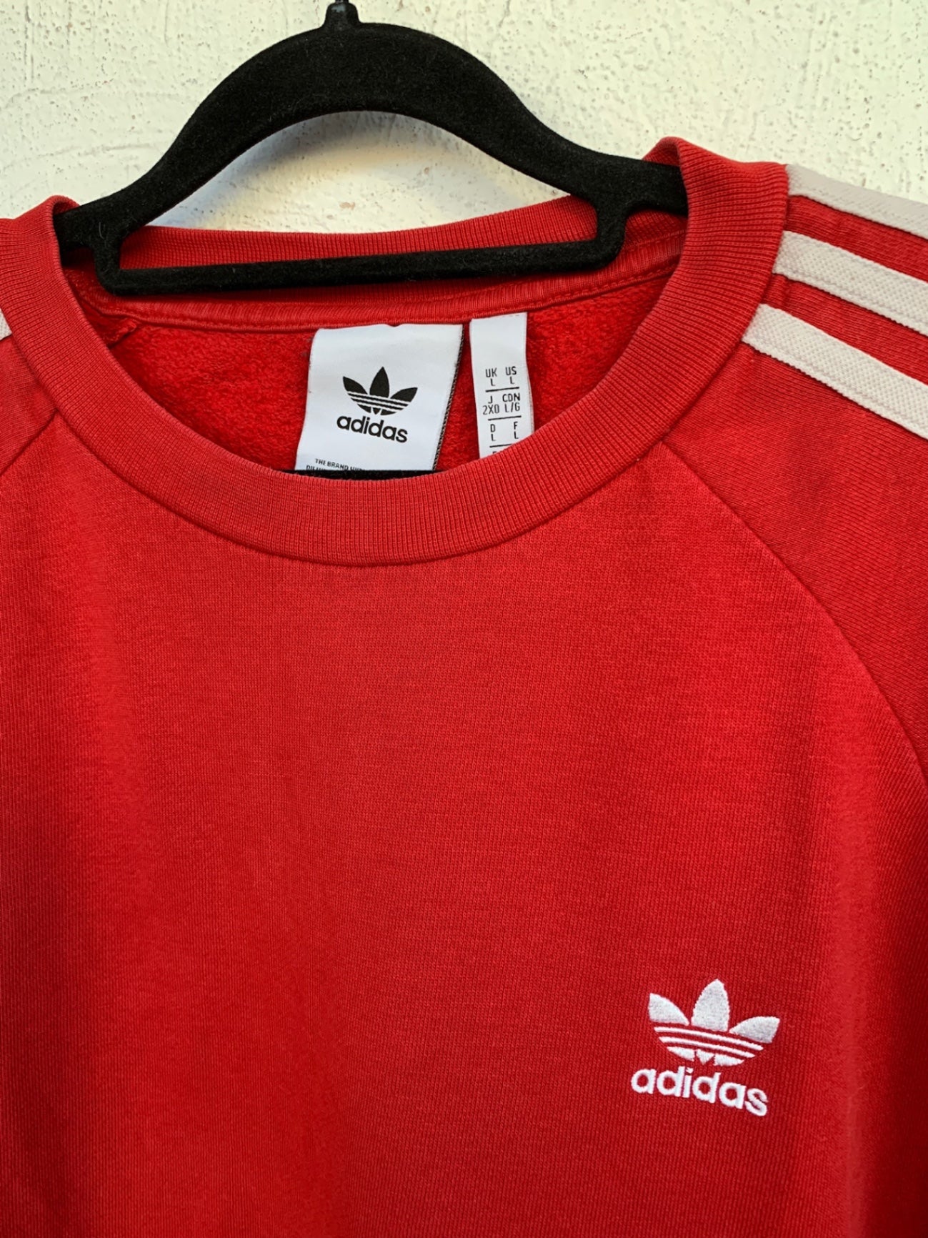 adidas Hoodie L Rot