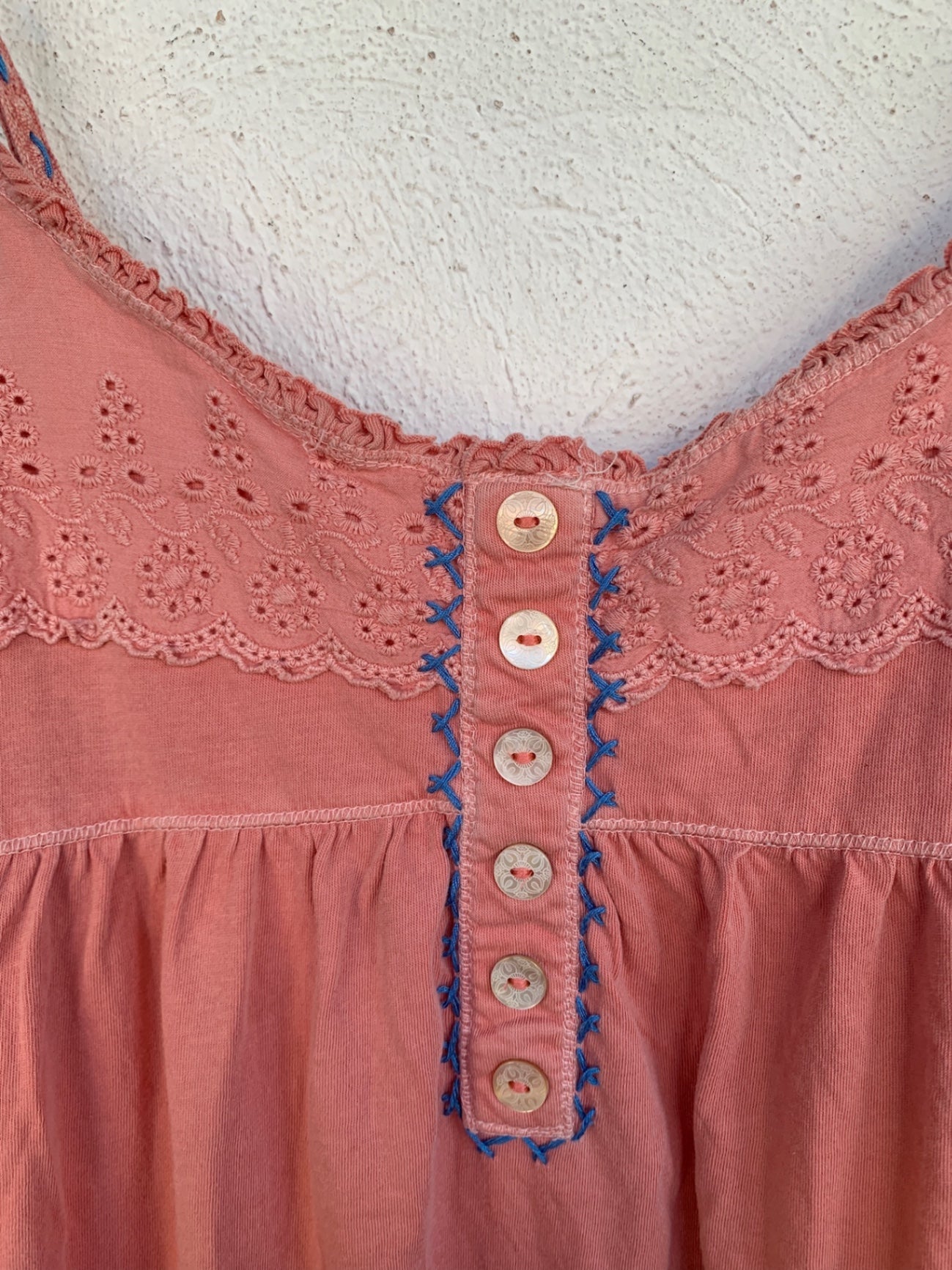 Ärmelloses Oberteil S Pfirsich