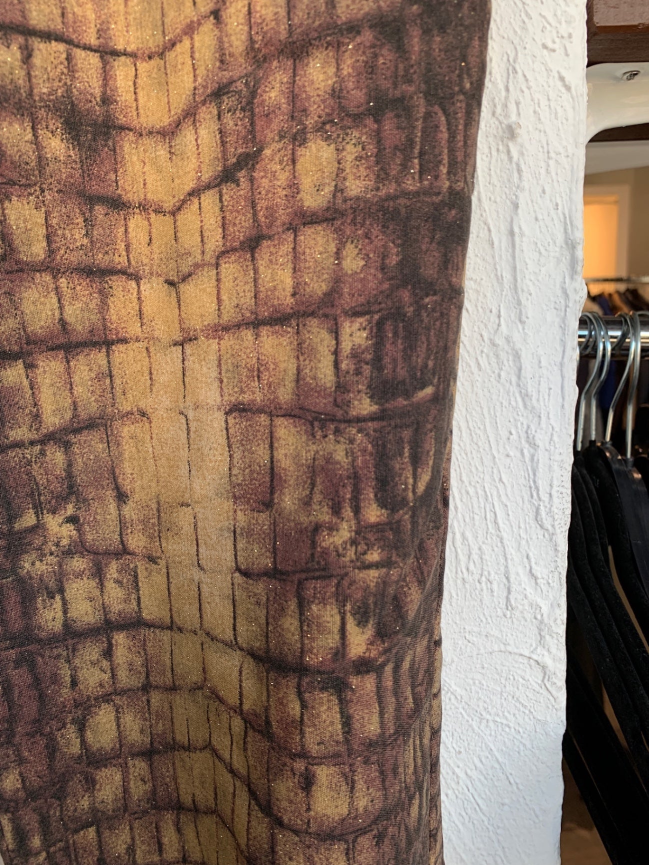 Crocodile-Optik Hose S Braun, Gelb