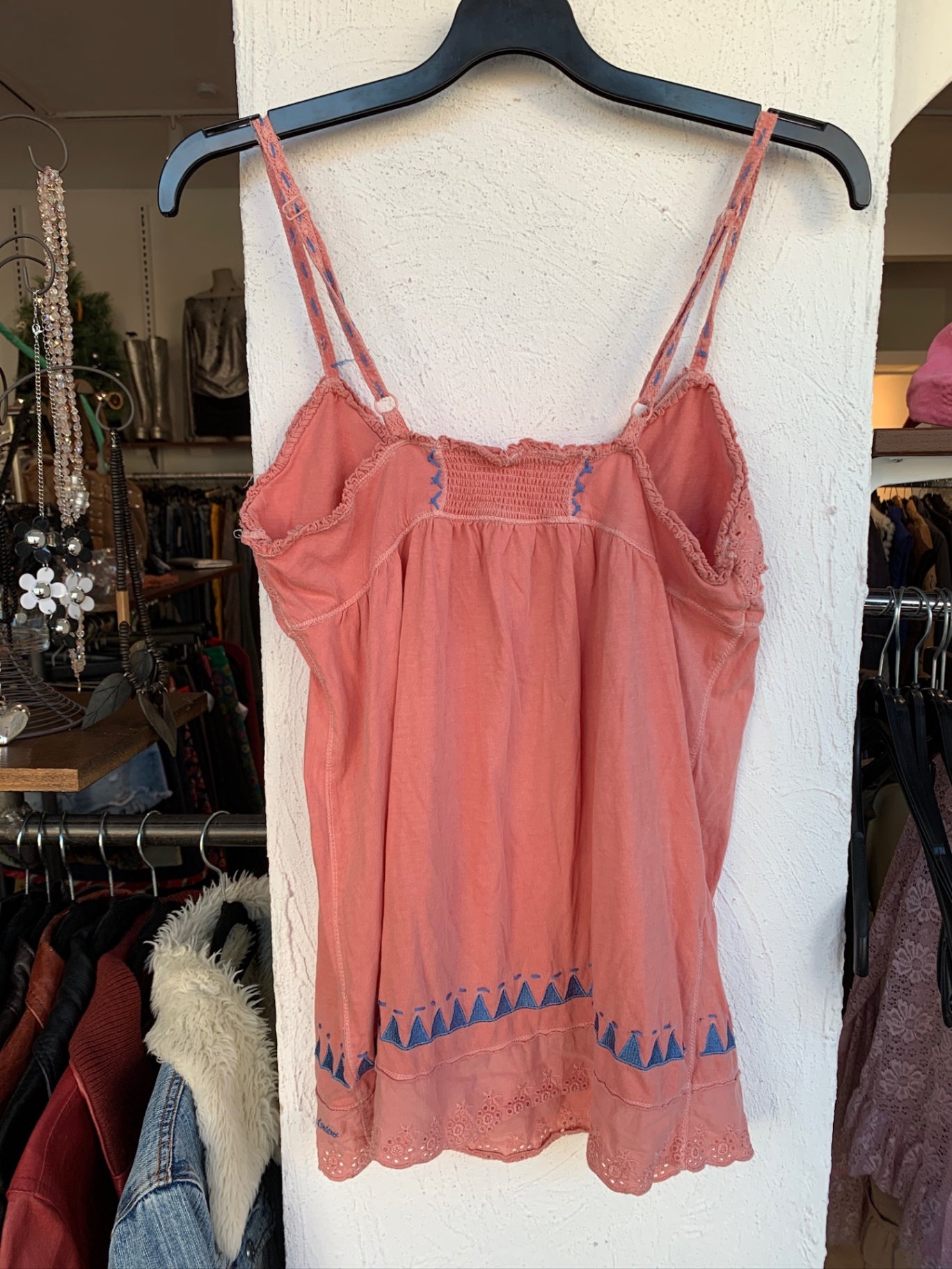 Ärmelloses Oberteil S Pfirsich