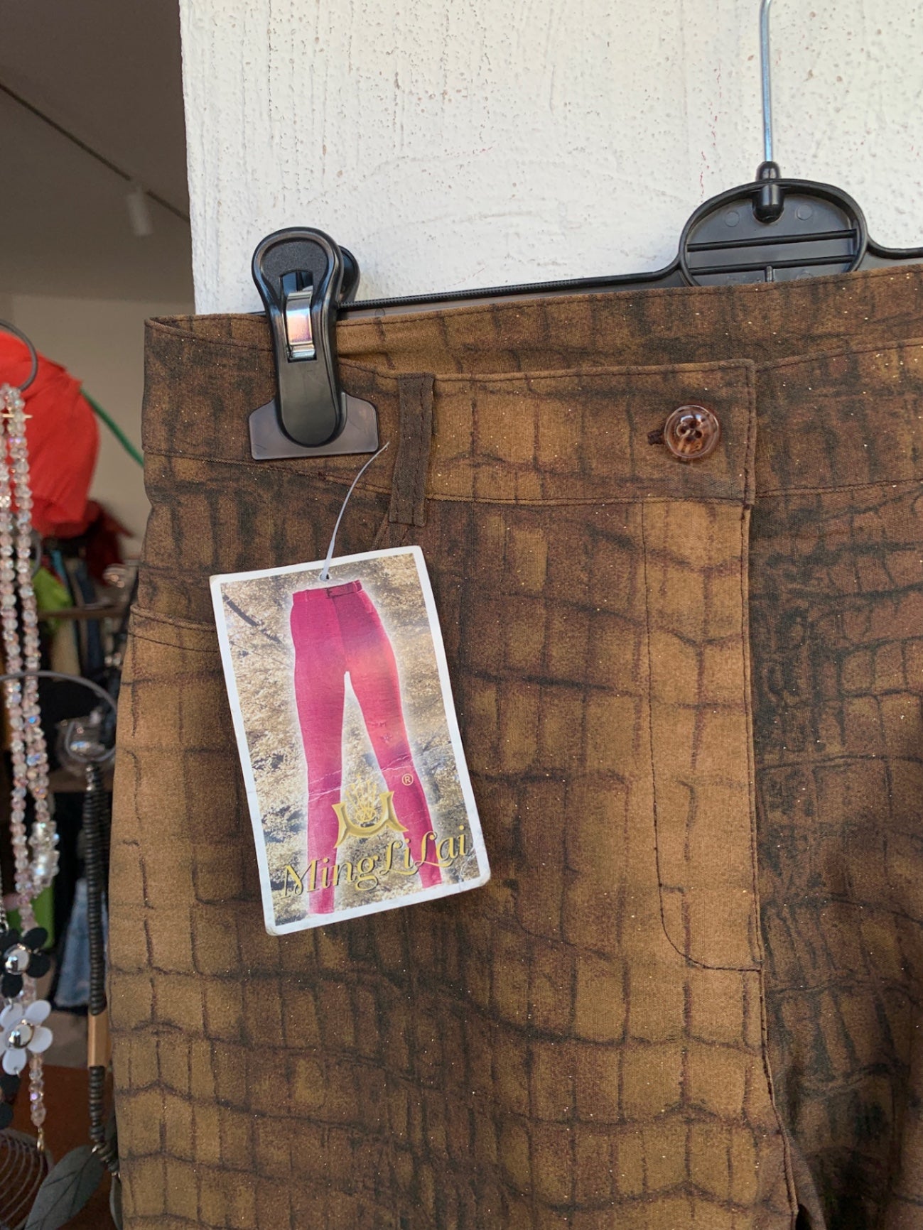 Crocodile-Optik Hose S Braun