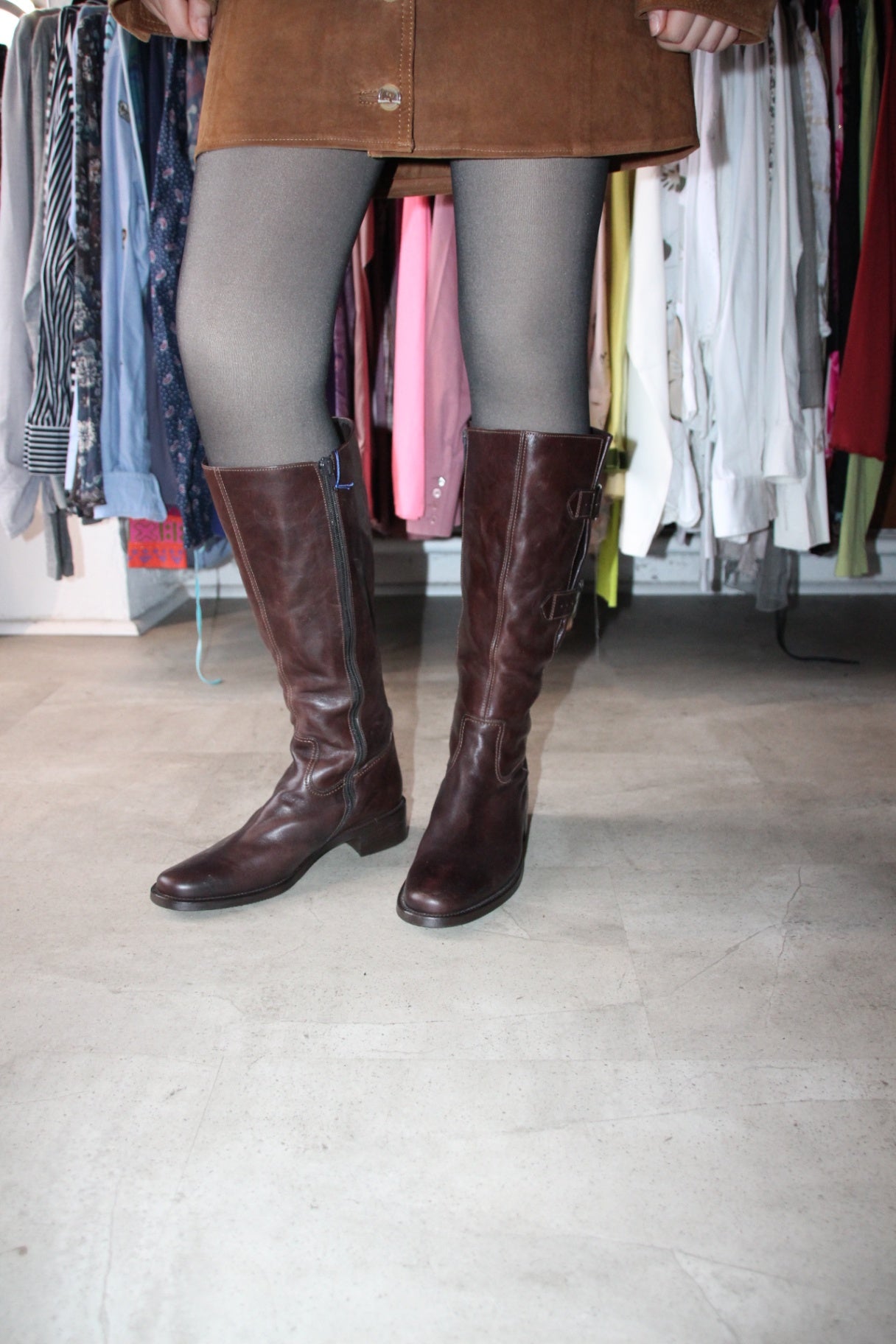 Gabor Stiefel 37,5 Braun Rot