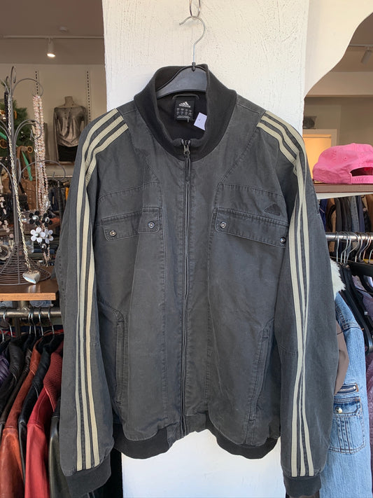 adidas Jacke XL Grau