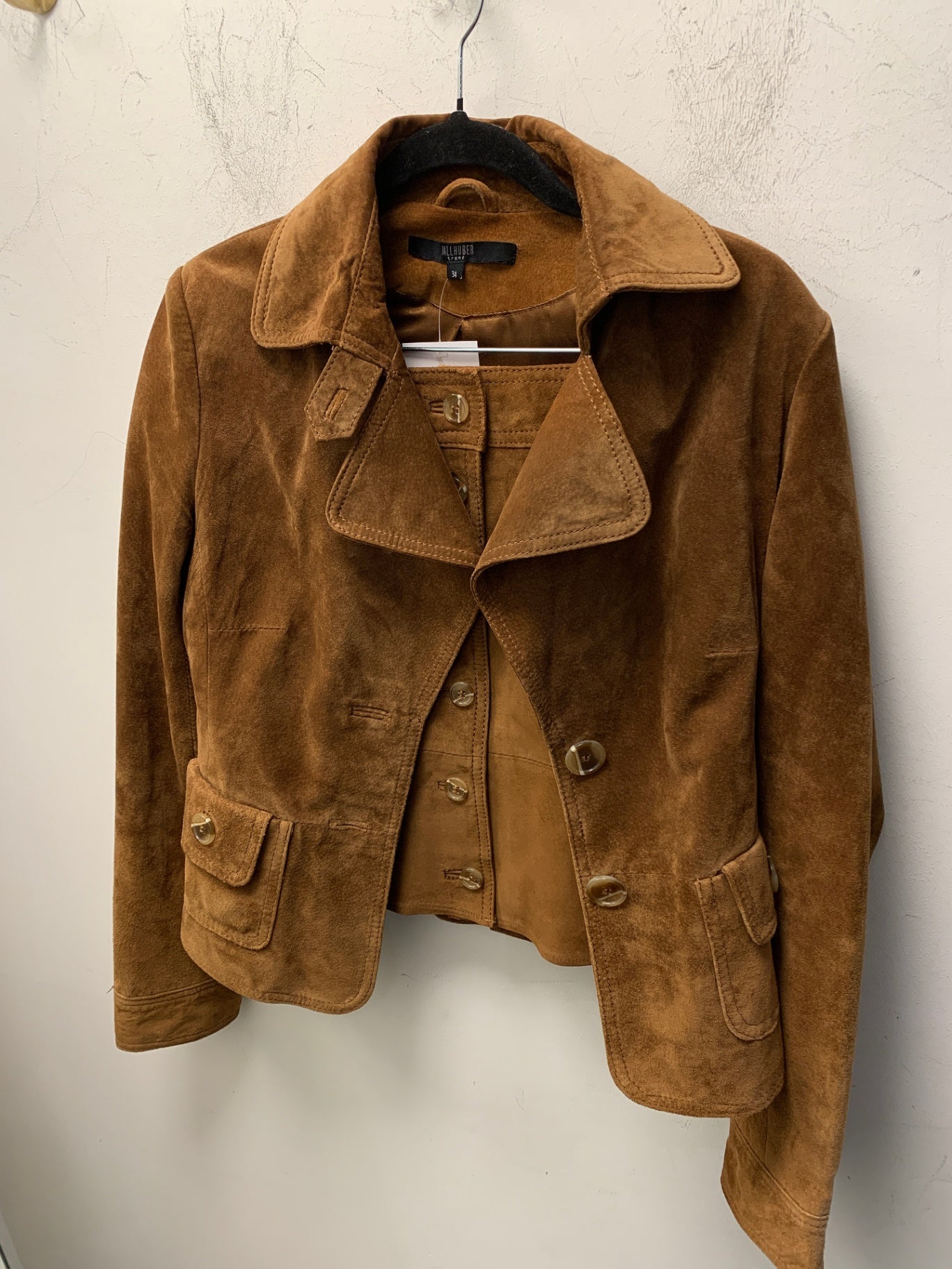 Hallhuber Set aus Blazer und Rock 34 Braun