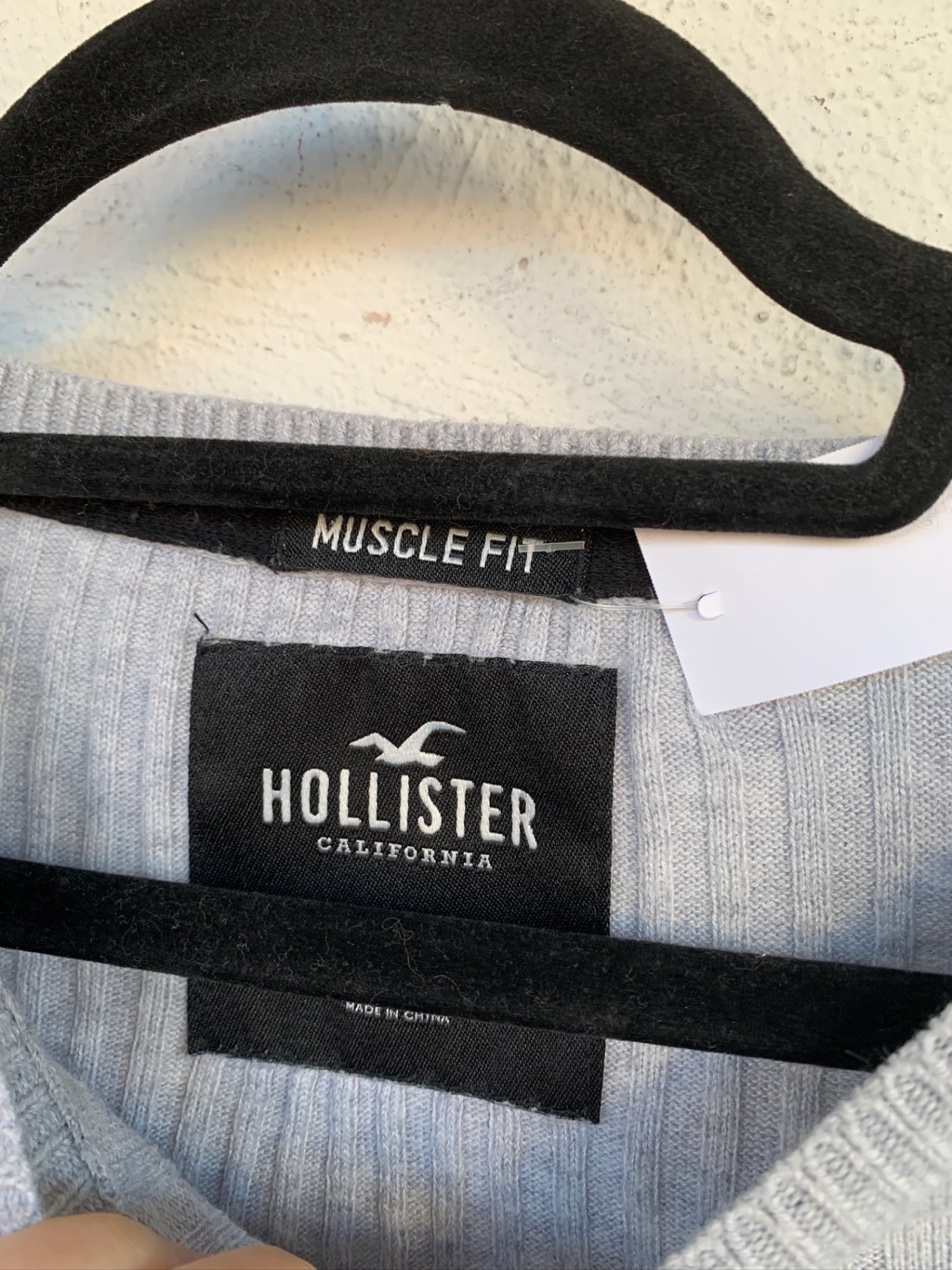 Hollister Pulli M Grau