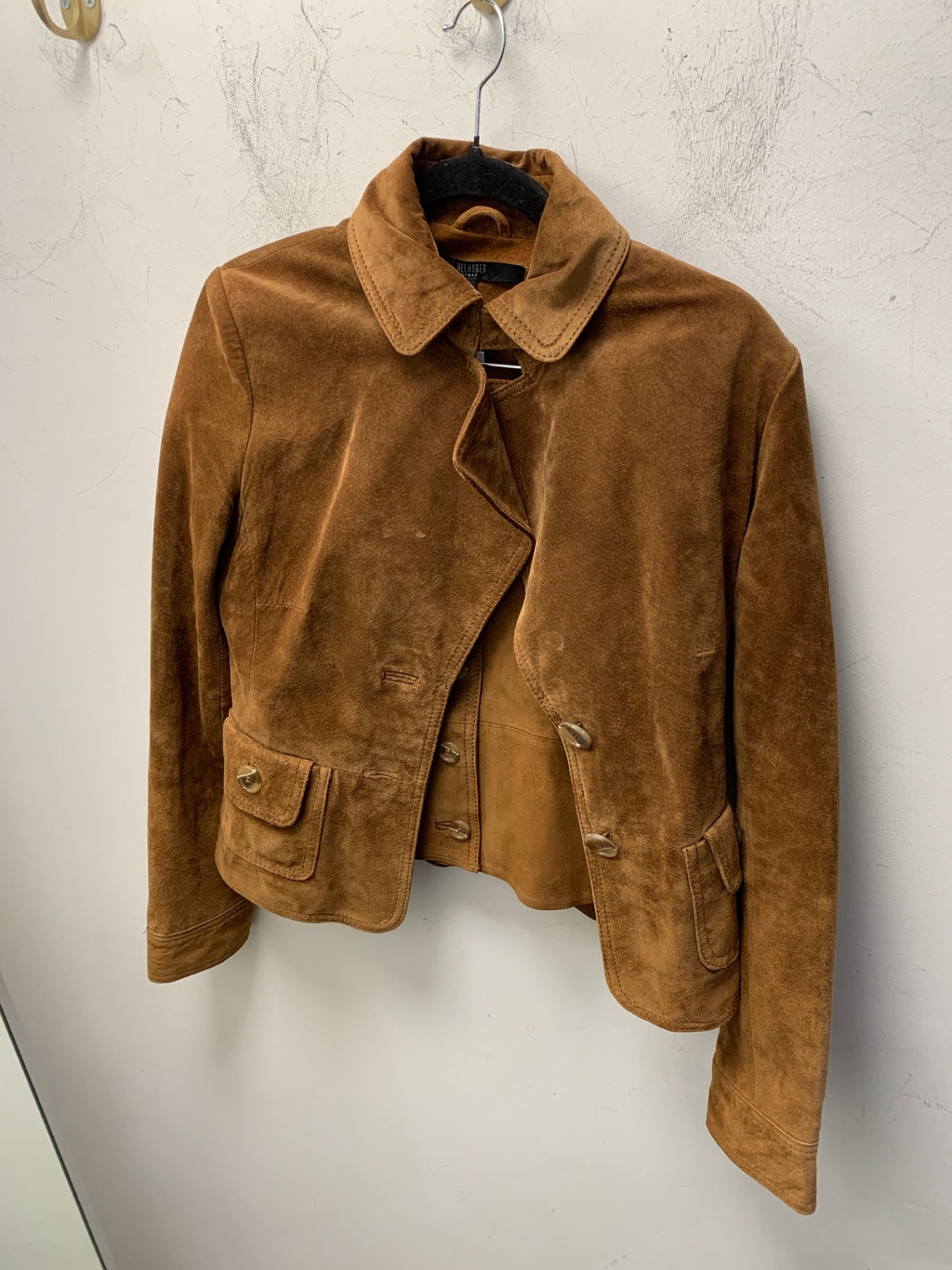 Hallhuber Set aus Blazer und Rock 34 Braun