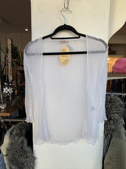 exotic Ärmelloses Oberteil S Weiß