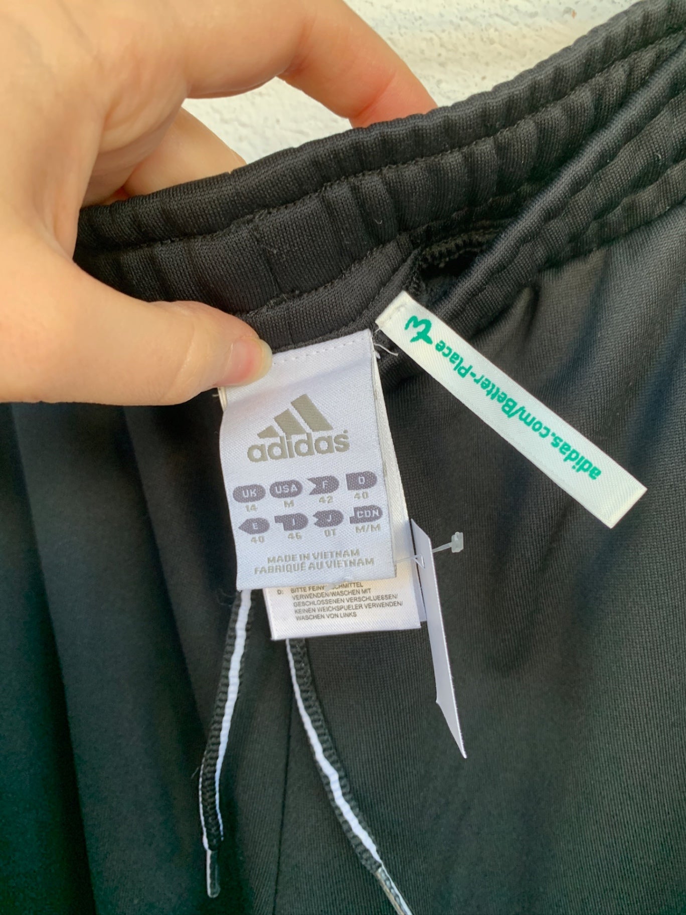adidas Hose 40 Schwarz