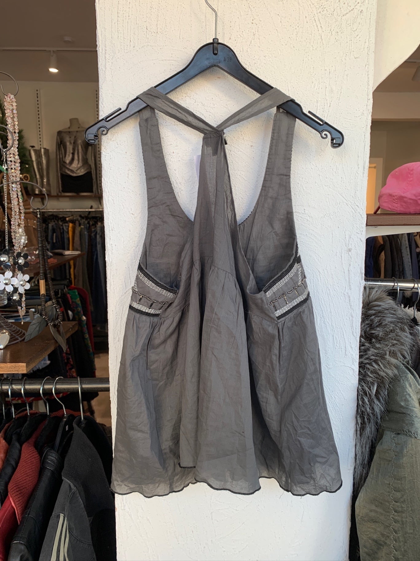 Eight2nine Ärmelloses Oberteil M Grau