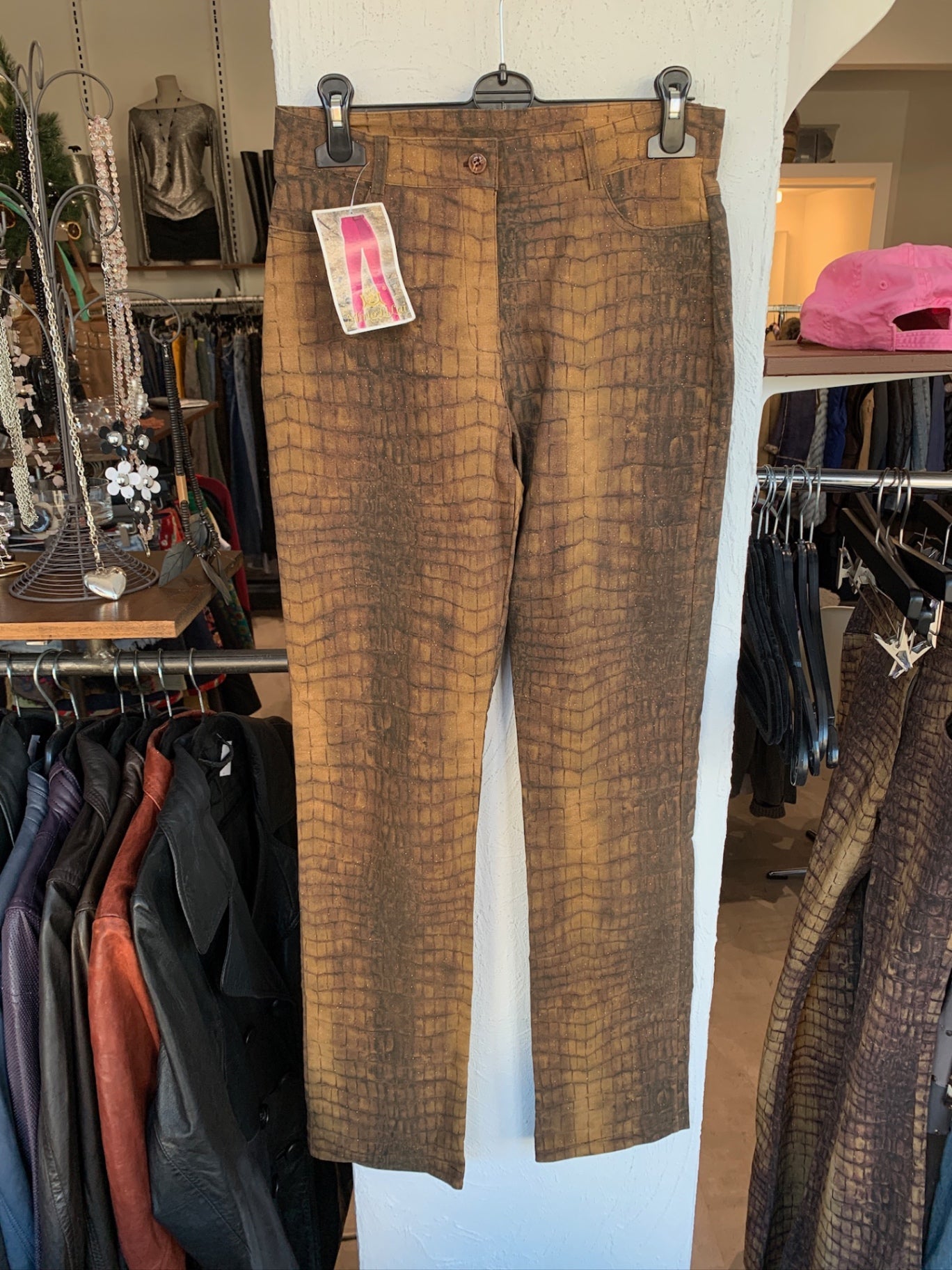 Crocodile-Optik Hose S Braun