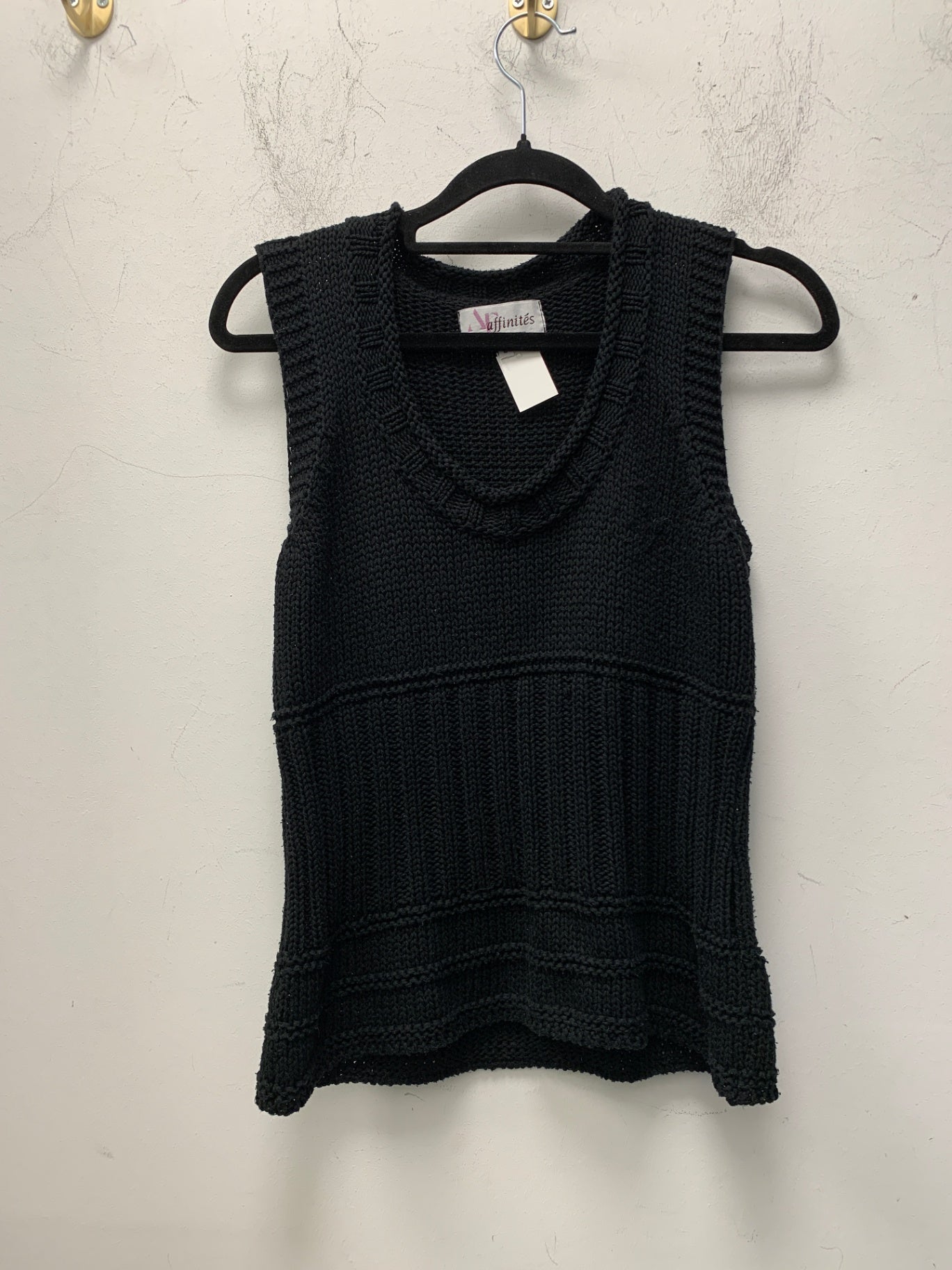 i.Quing Top S Schwarz mit Perlen