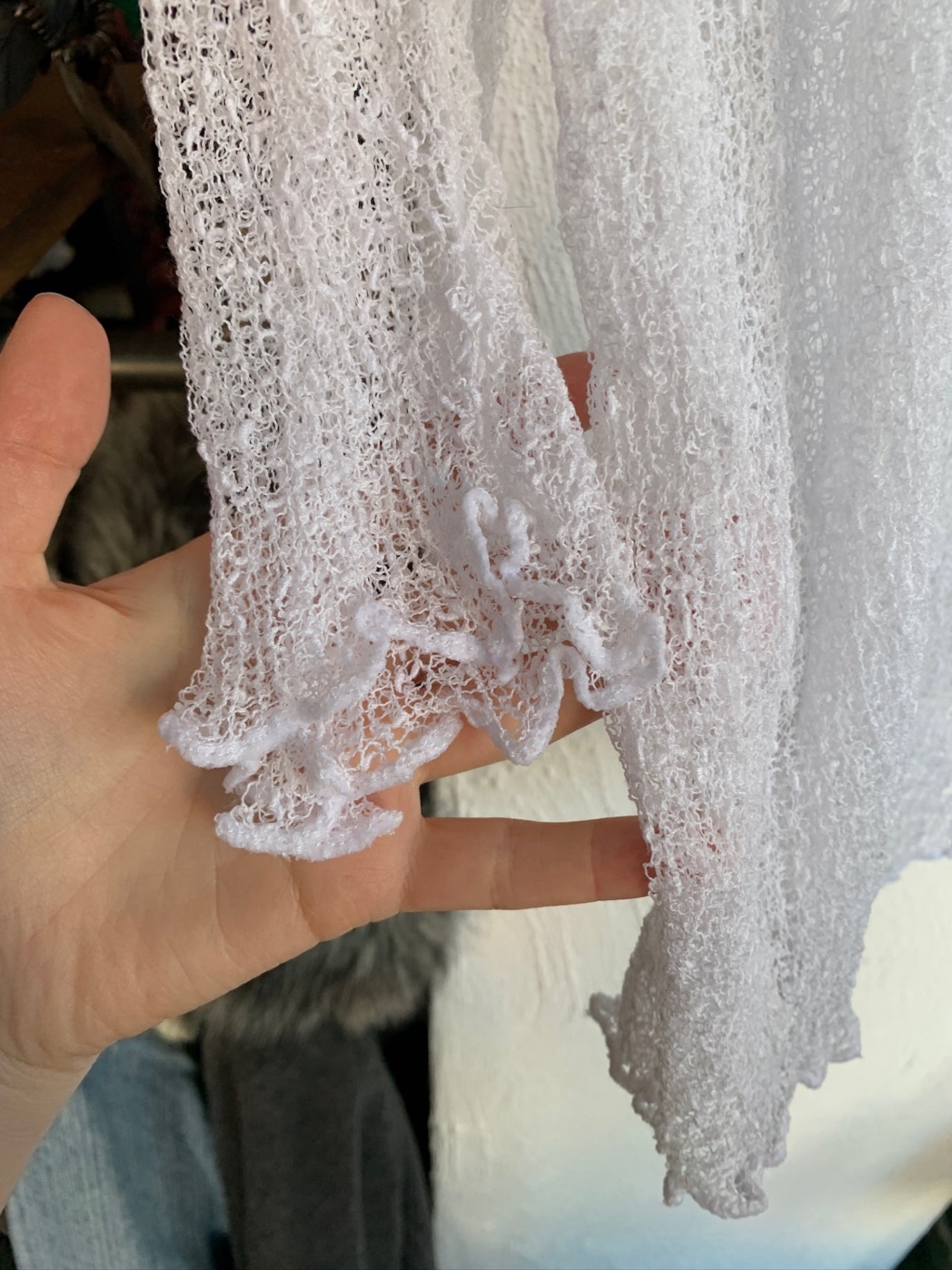 exotic Ärmelloses Oberteil S Weiß