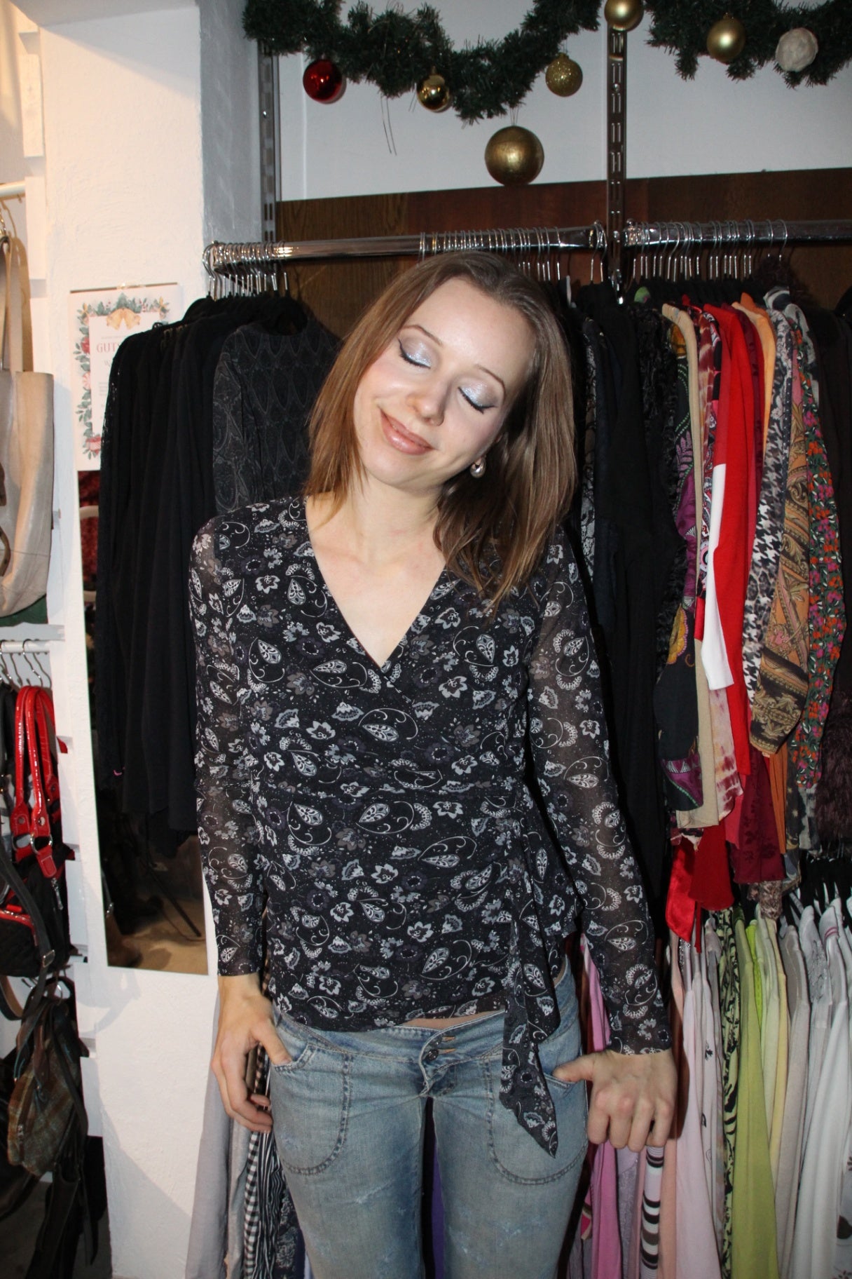 Select Oberteil S Schwarz und Weiß