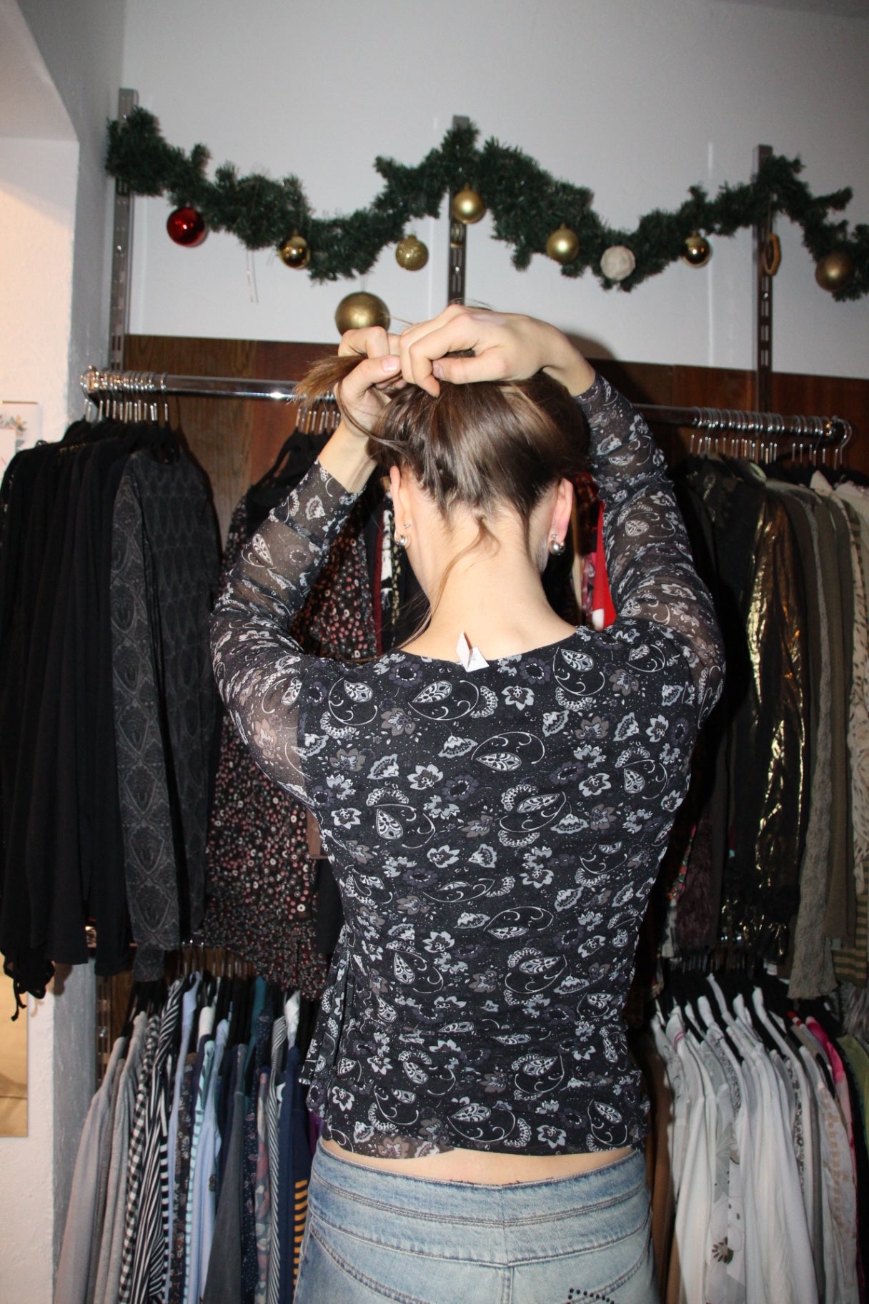 Select Oberteil S Schwarz und Weiß