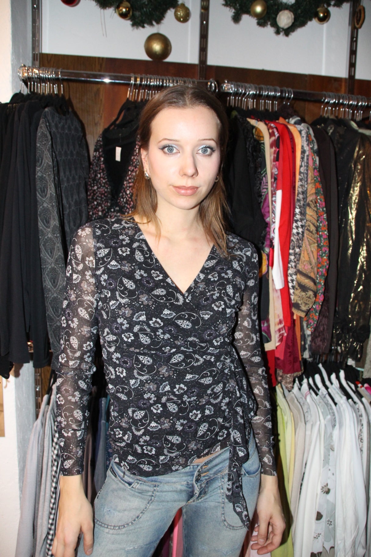 Select Oberteil S Schwarz und Weiß