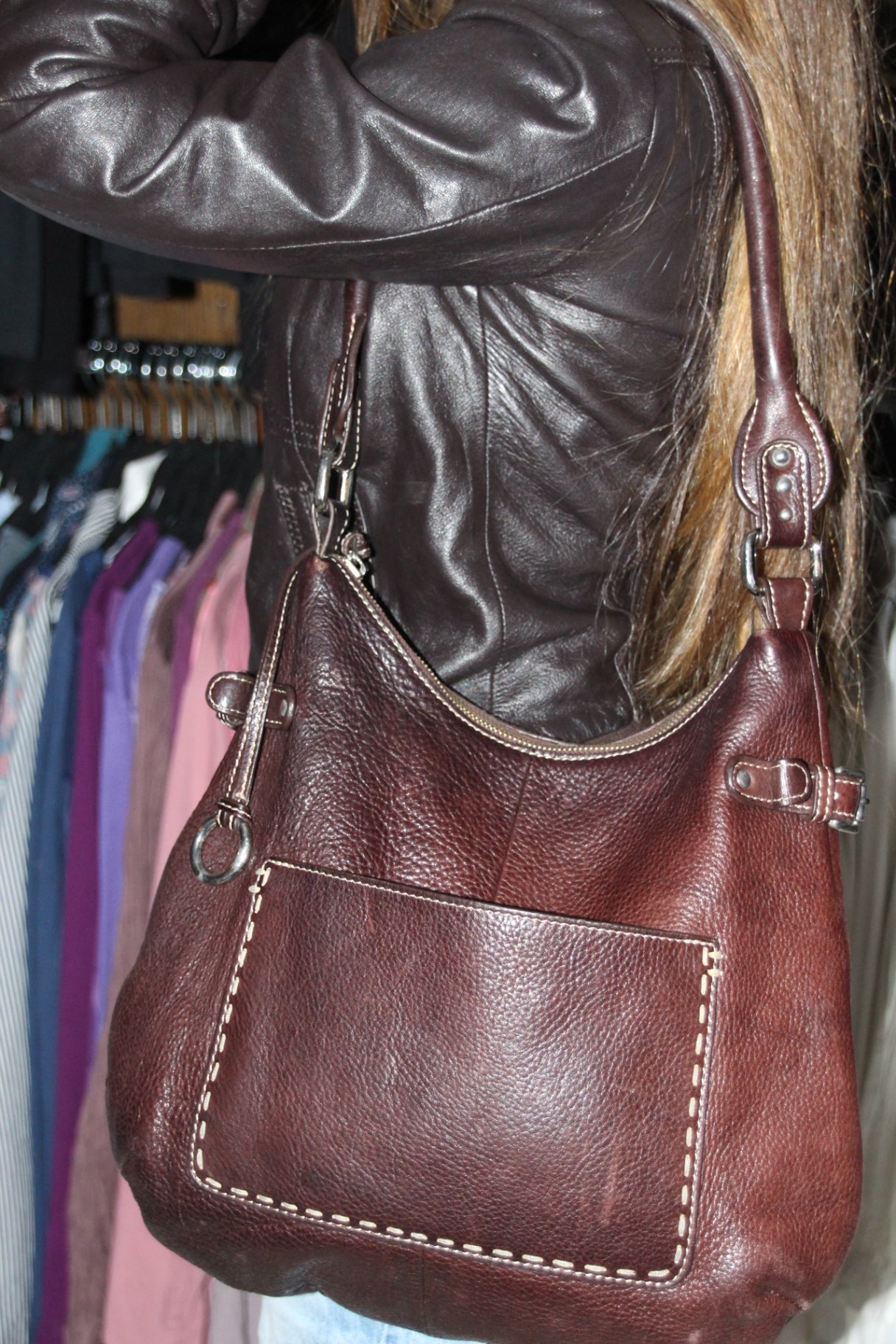 FRESHWATER Handtasche Braun