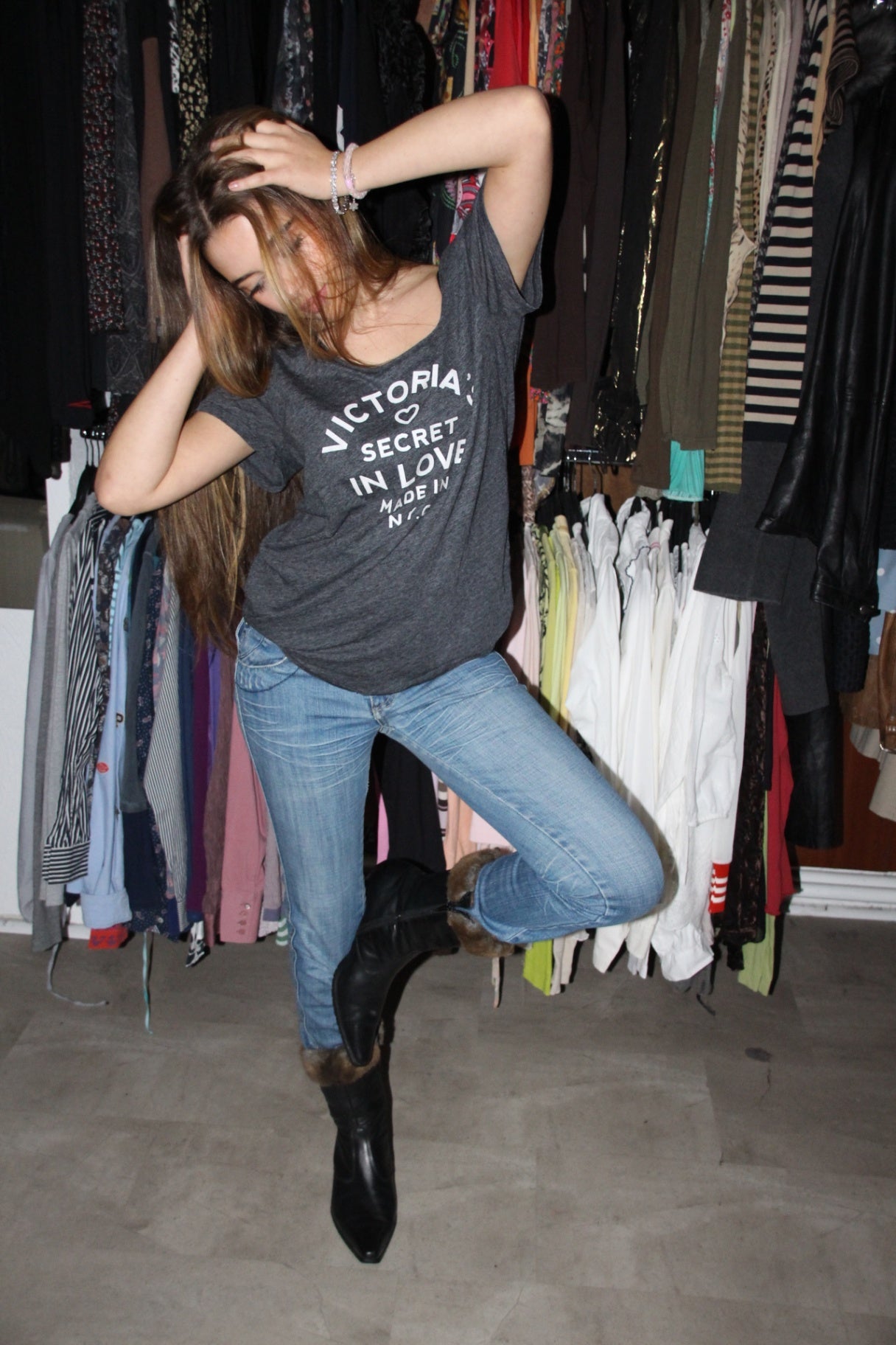 Victoria Secret T-Shirt XS Grau