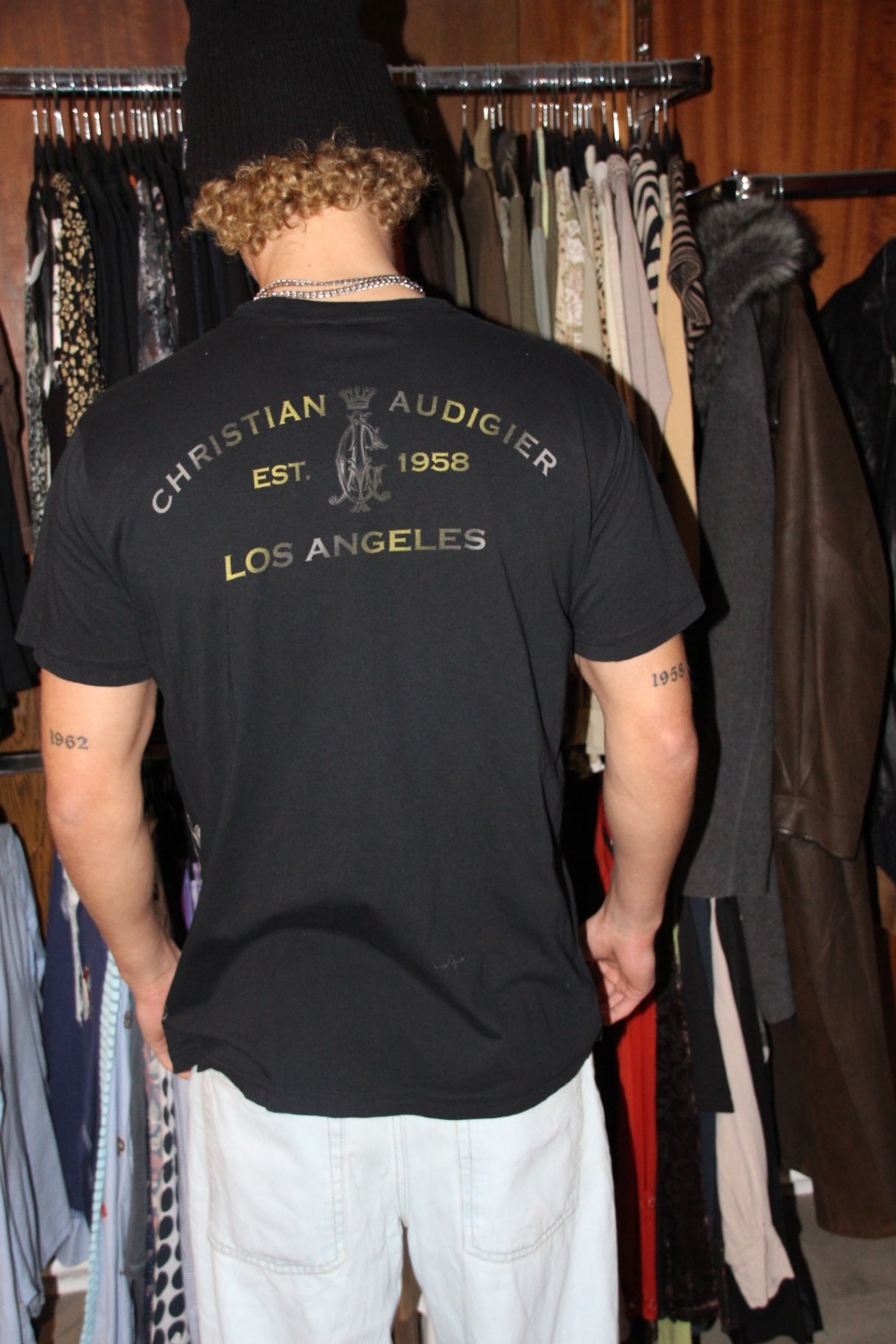 Christian Audigier T-Shirt M Schwarz