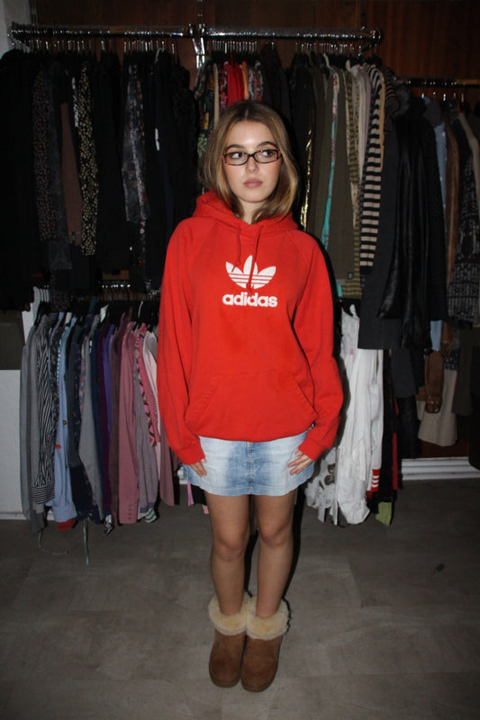 adidas Hoodie M Rot