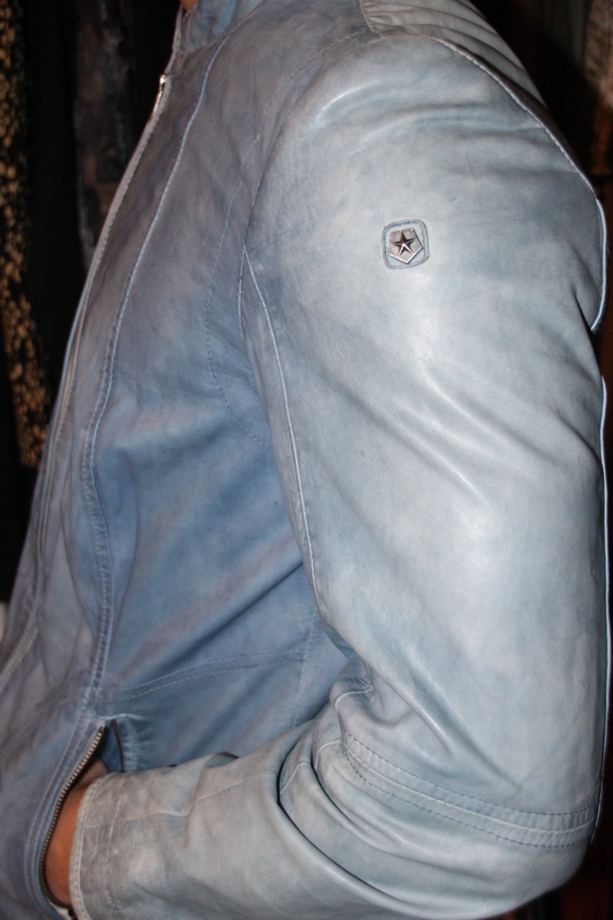 Milestone Jacke L Hellblau