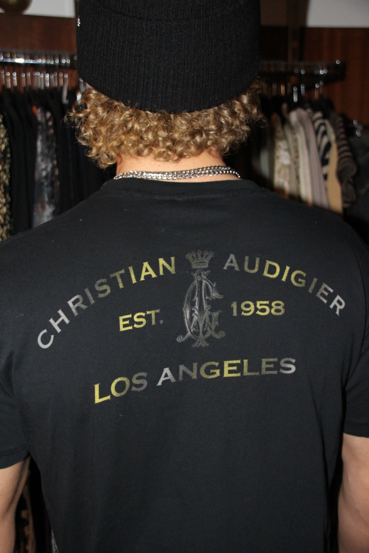 Christian Audigier T-Shirt M Schwarz