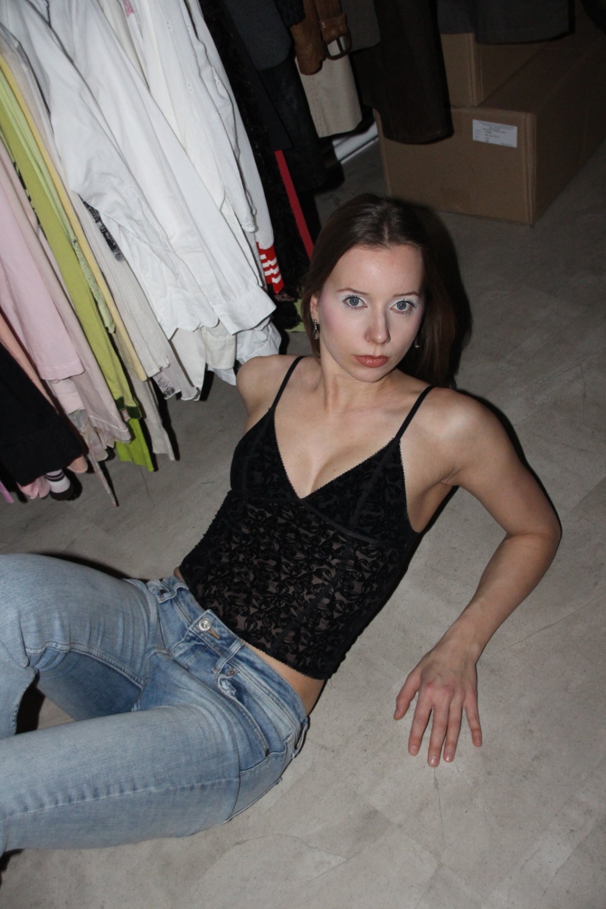 out from under Oberteil S Schwarz