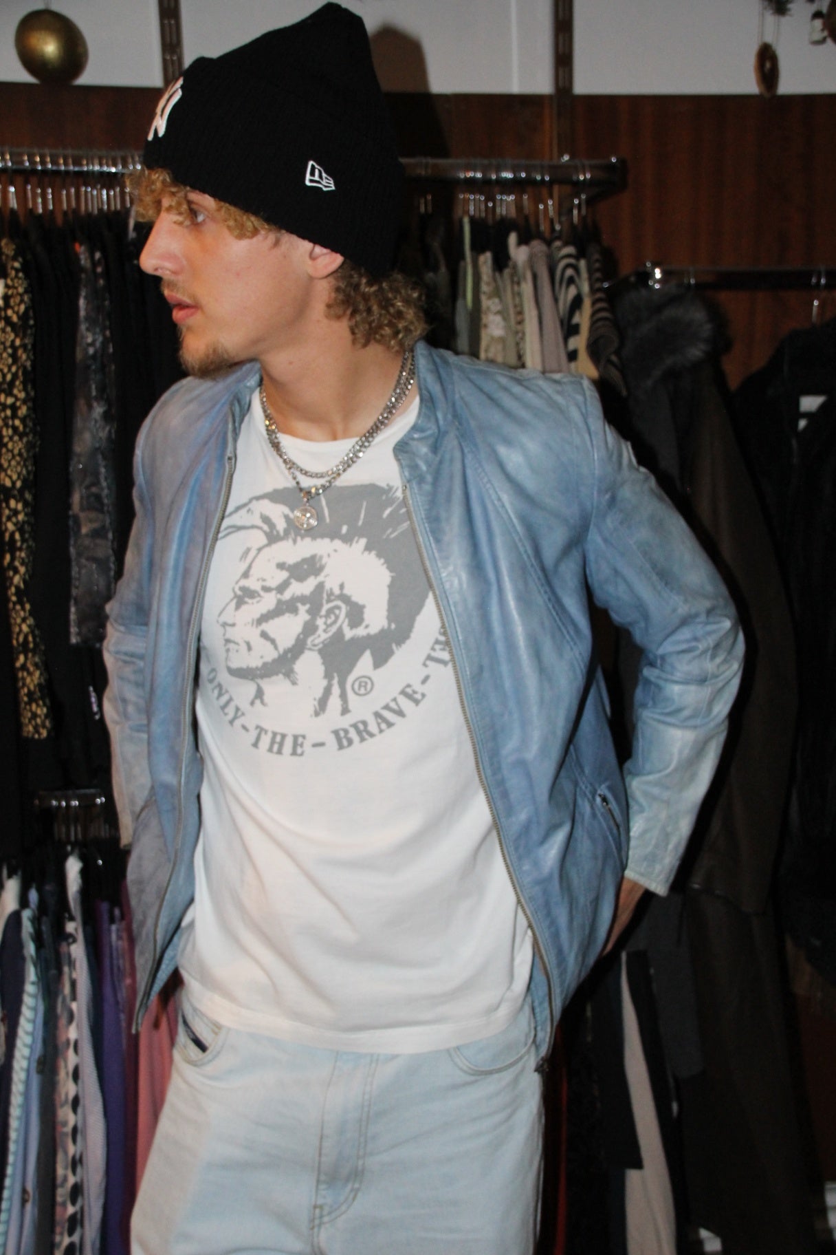 Milestone Jacke L Hellblau