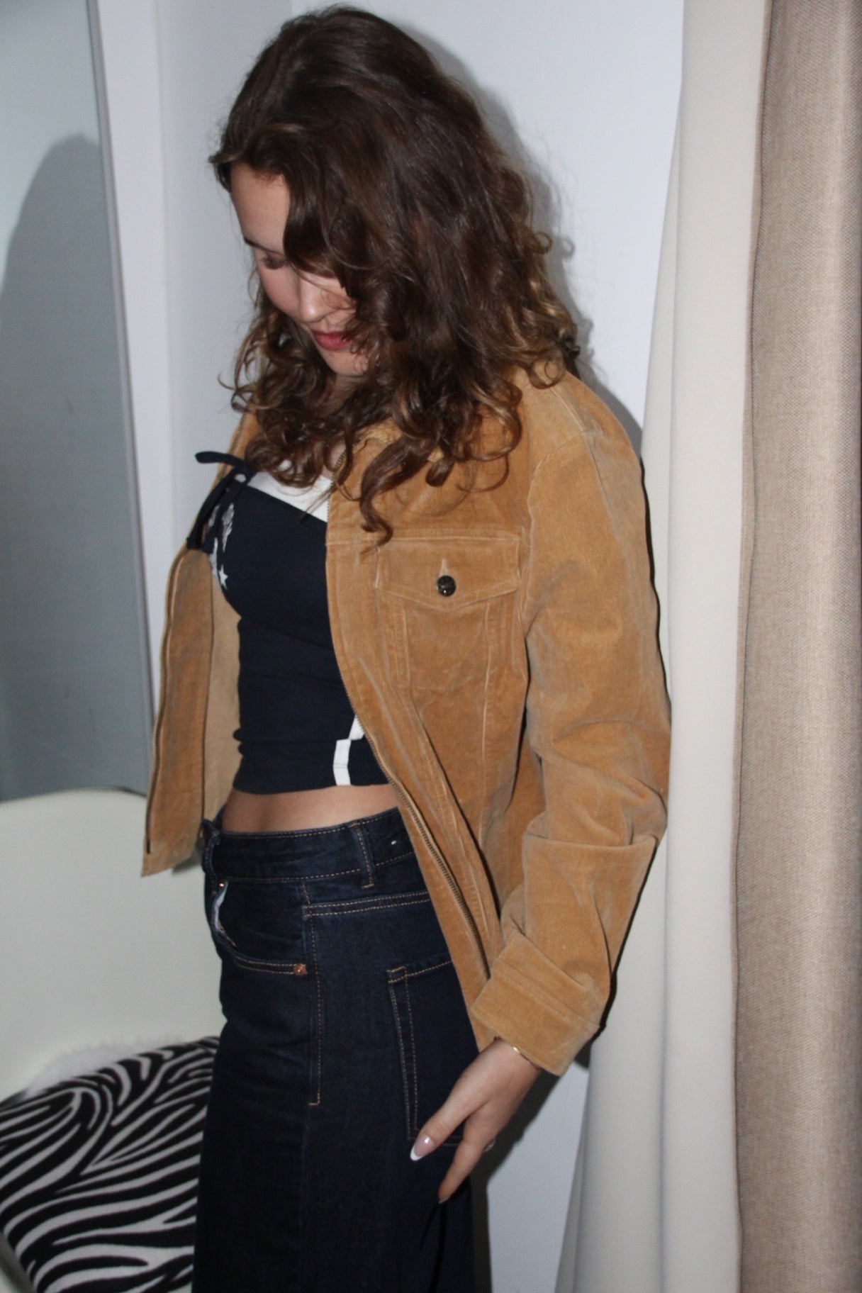 Reject Jacke 44 Braun