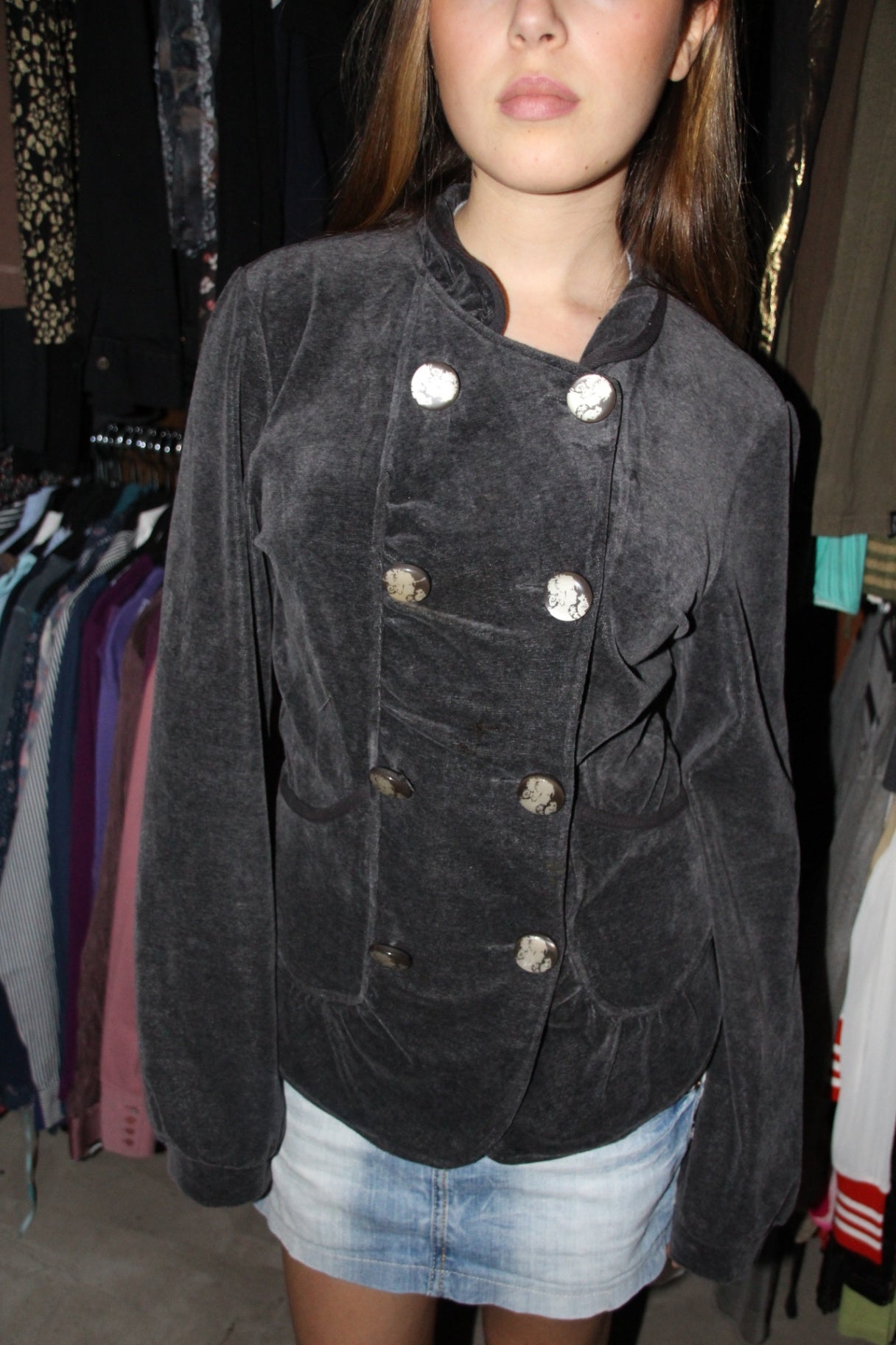 Myrine & Me Jacke S Grau