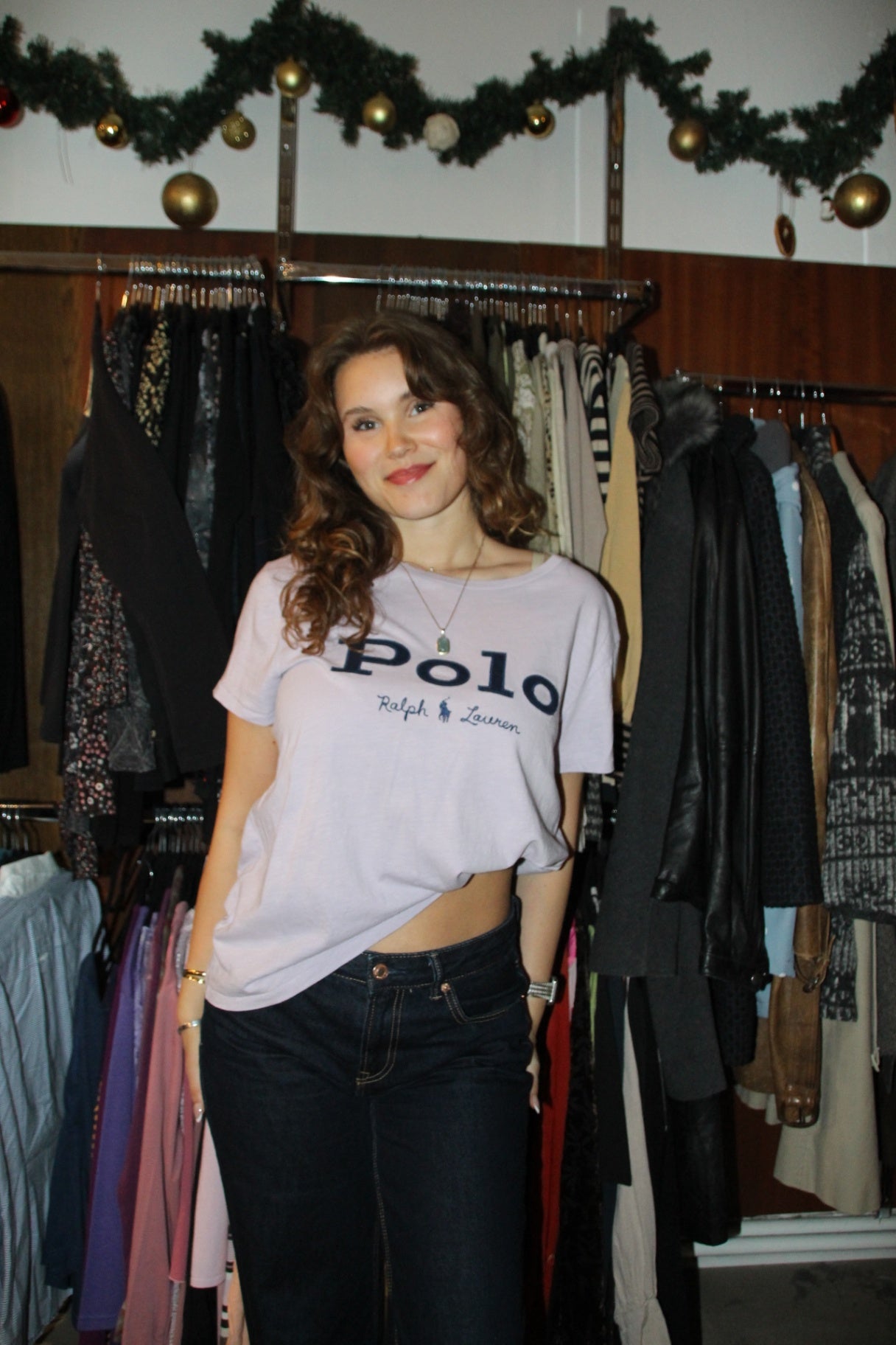 Polo Ralph Lauren T-Shirt XL Helles Lila