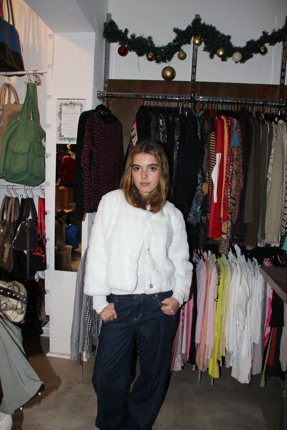 manguun Jacke 44 Weiß