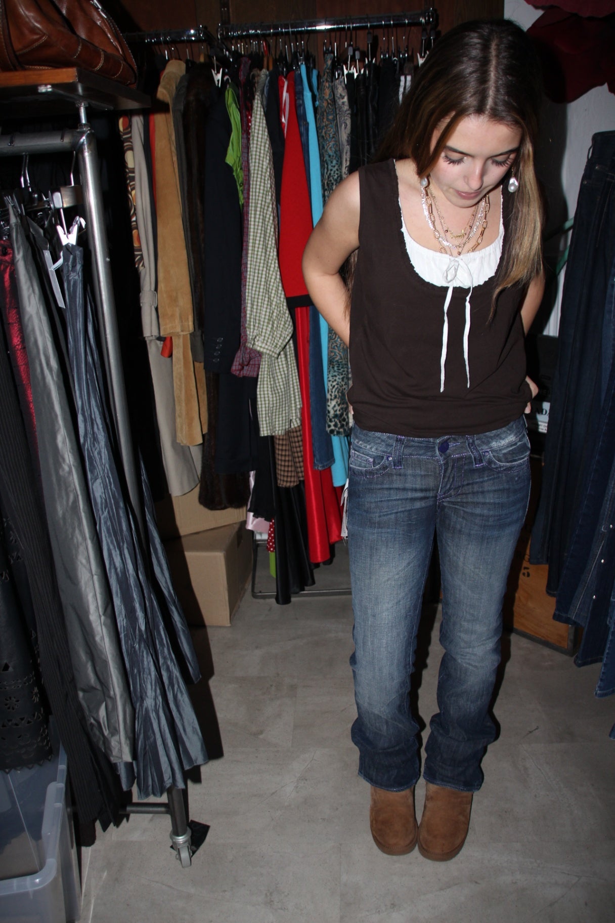 Guess Jeans XS Blau, Lila