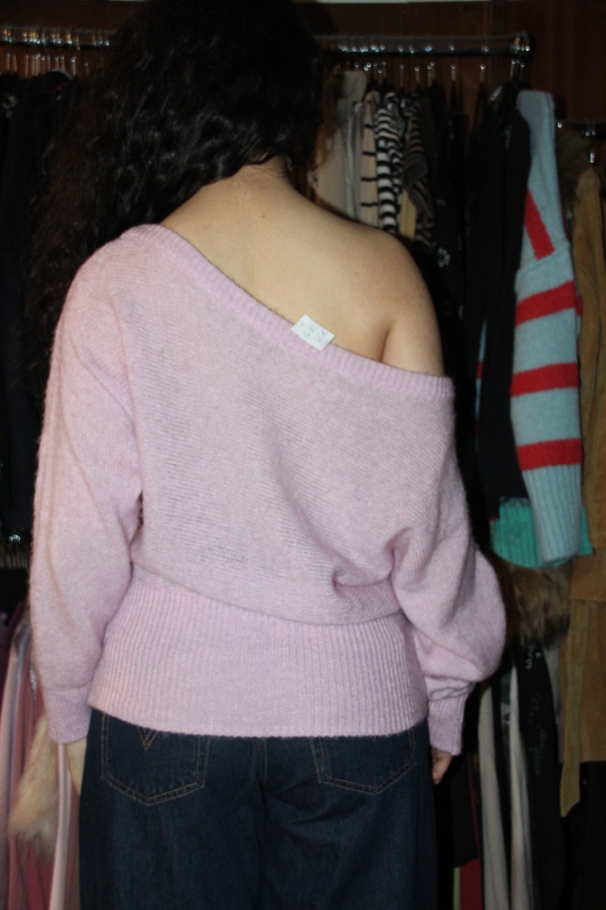 Asymetrisches Oberteil Rosa