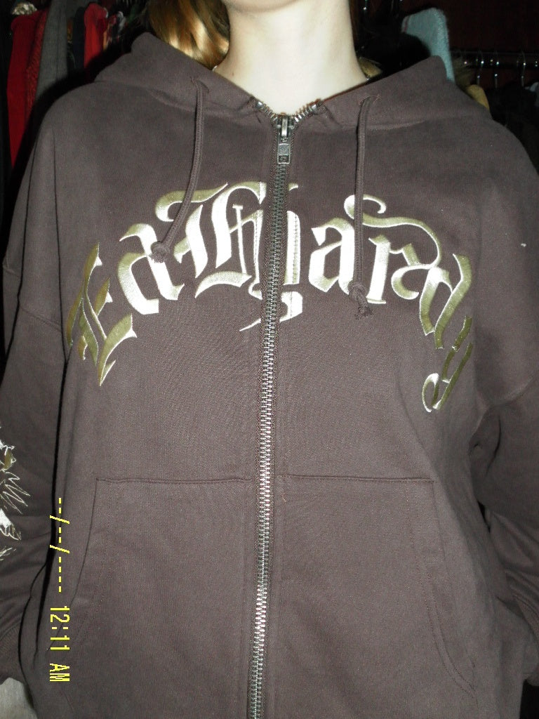 Ed Hardy Hoodie Sipper Braun