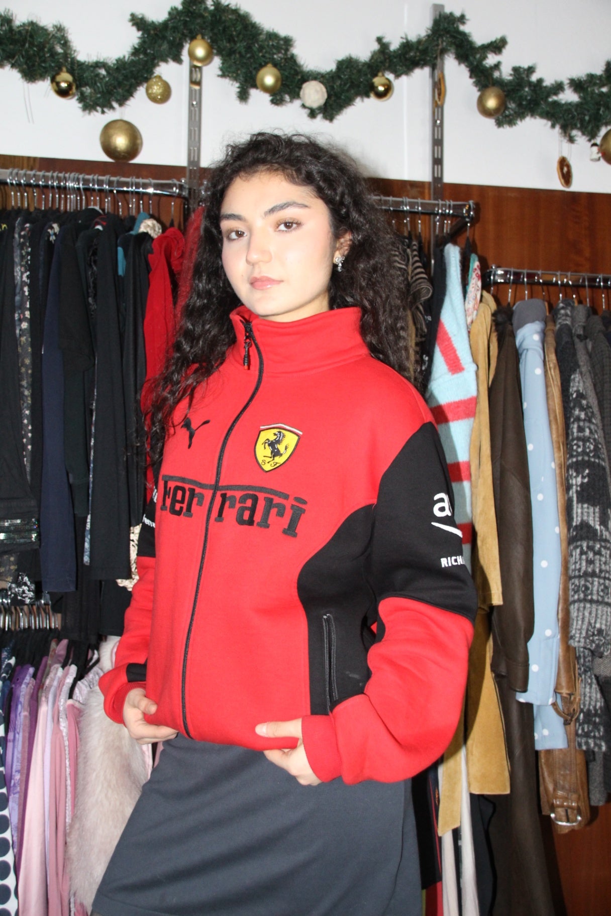 Ferrari Jacke Rot