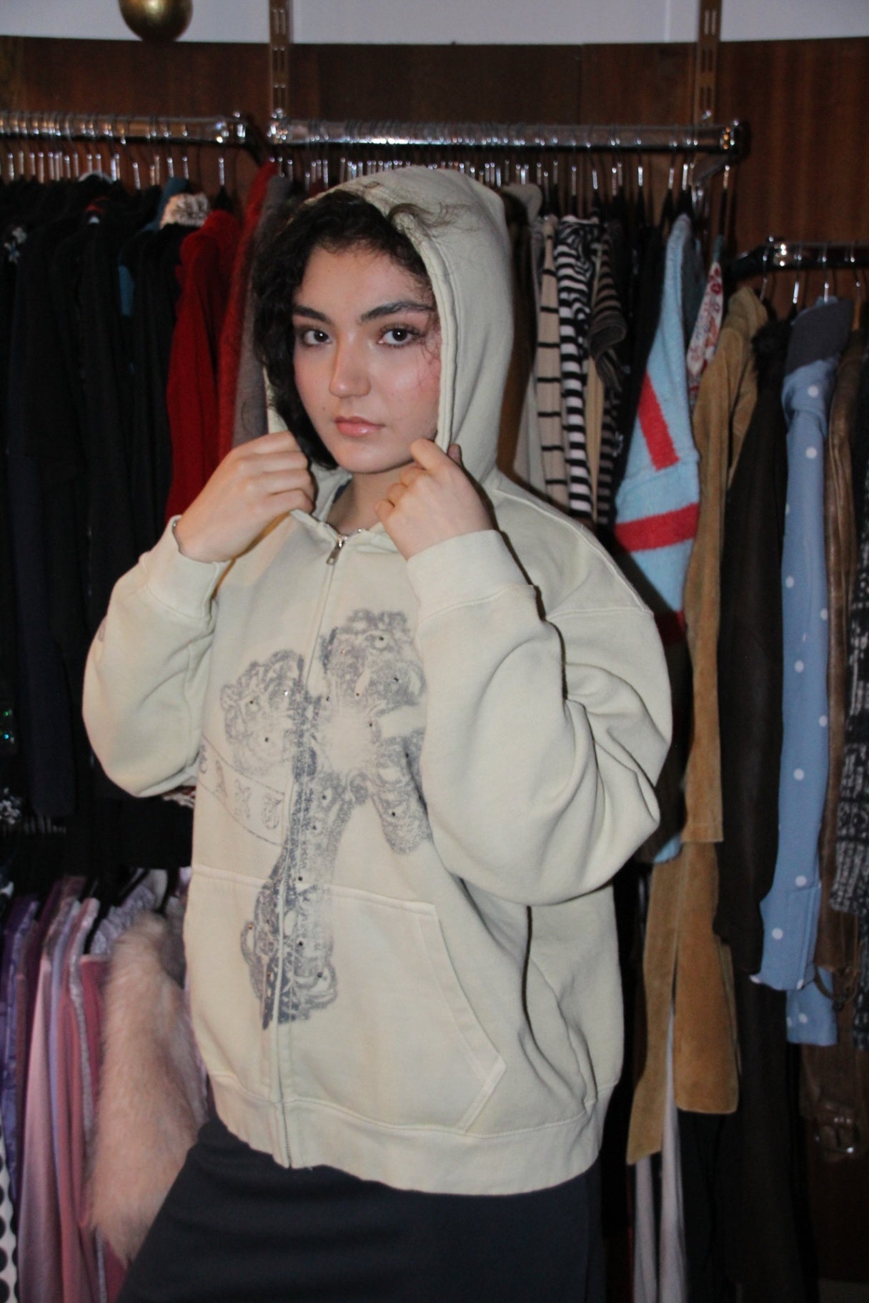Hoodie Sipper XS Beige