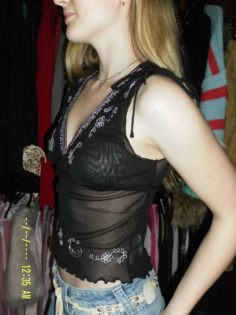 Kimchi Blue Top S Schwarz