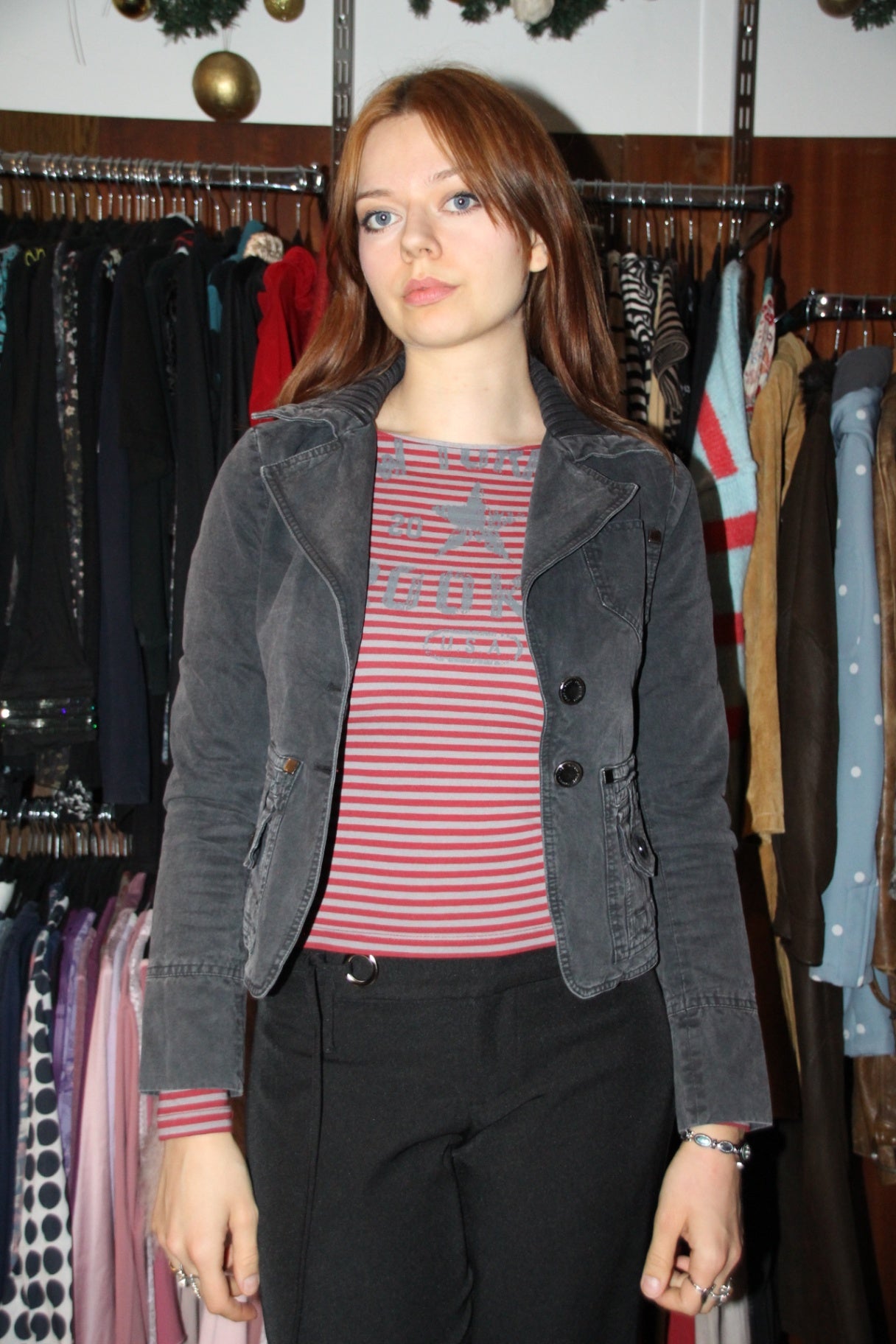 Patricia Pepe Jacke S Grau