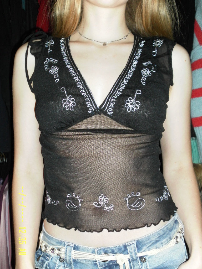 Kimchi Blue Top S Schwarz