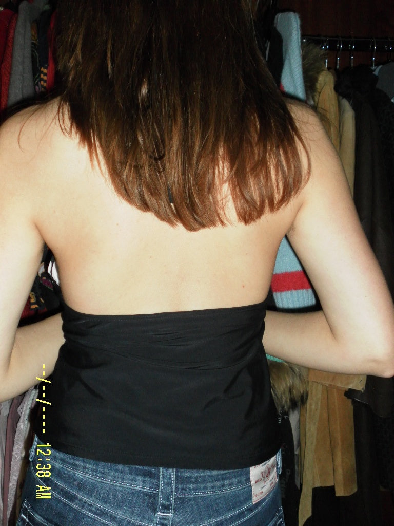 Top L Schwarz und Weiß