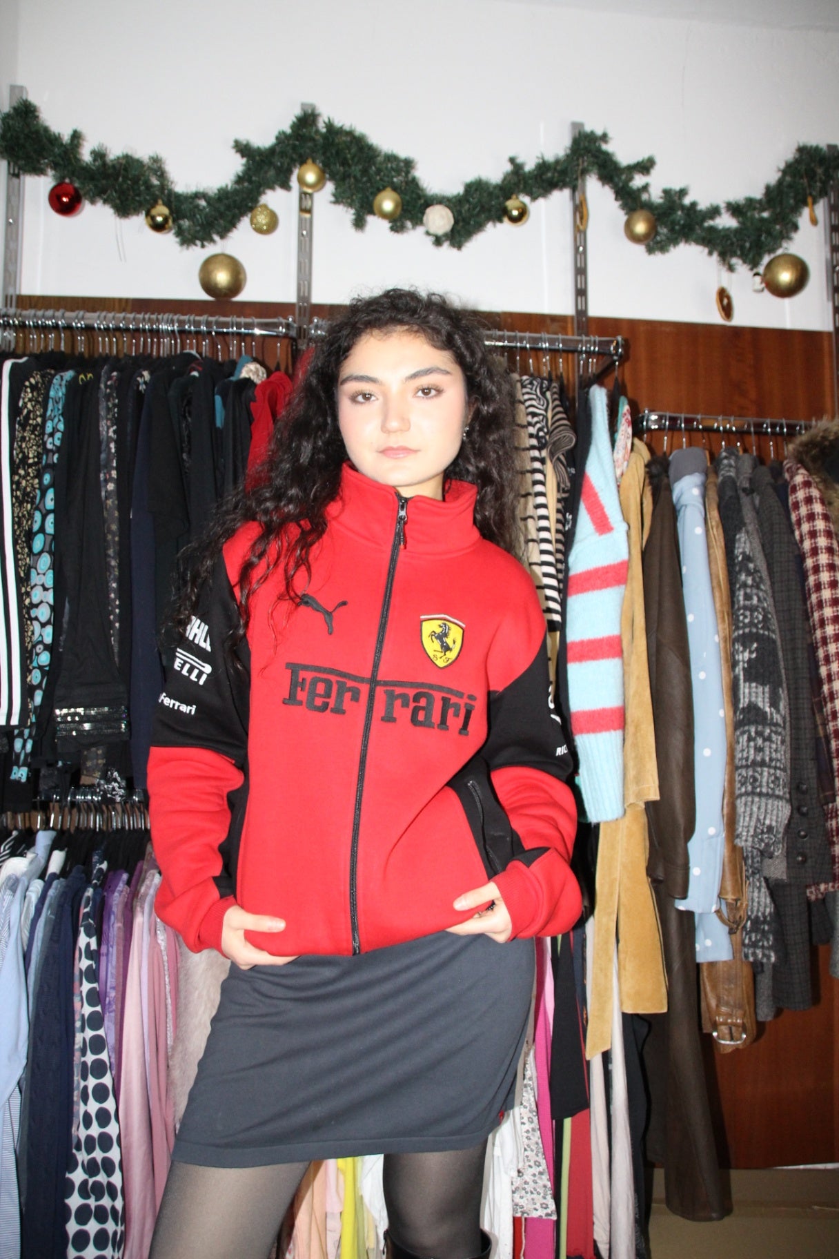 Ferrari Jacke Rot