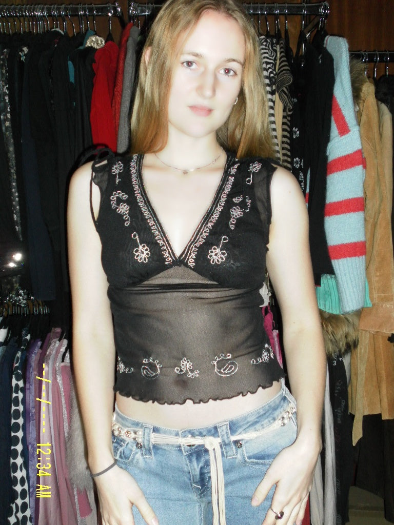 Kimchi Blue Top S Schwarz