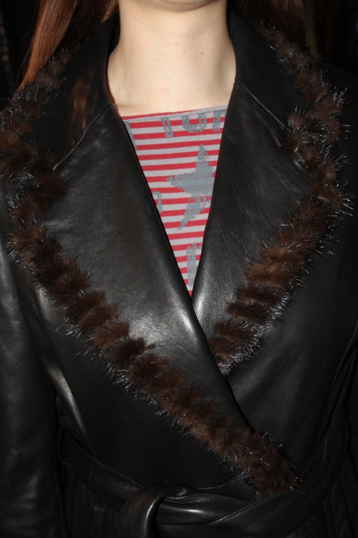 Vintage Jacke 44 Schwarz