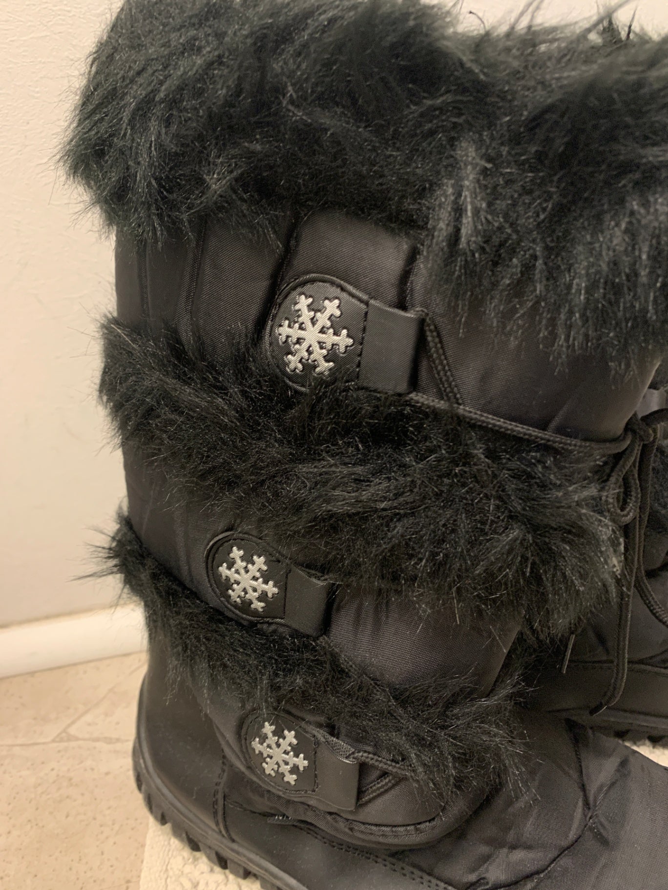 Snow Fun Stiefel 40 Schwarz