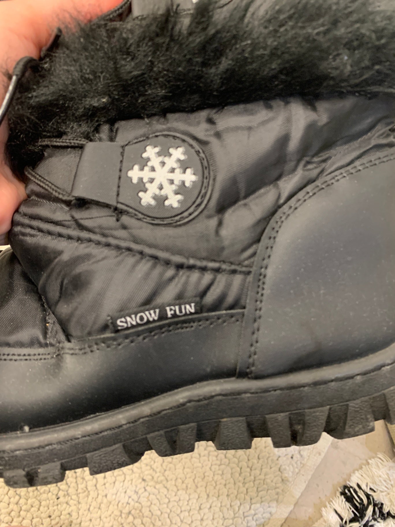 Snow Fun Stiefel 40 Schwarz