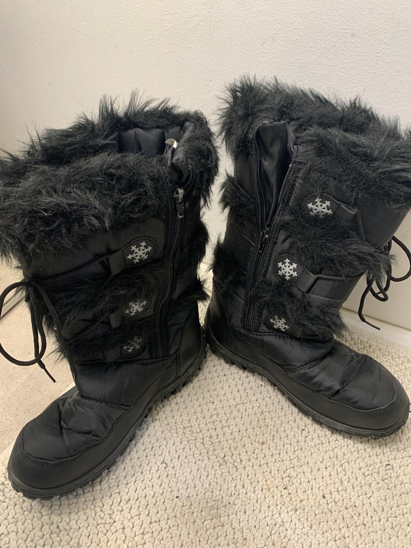 Snow Fun Stiefel 40 Schwarz