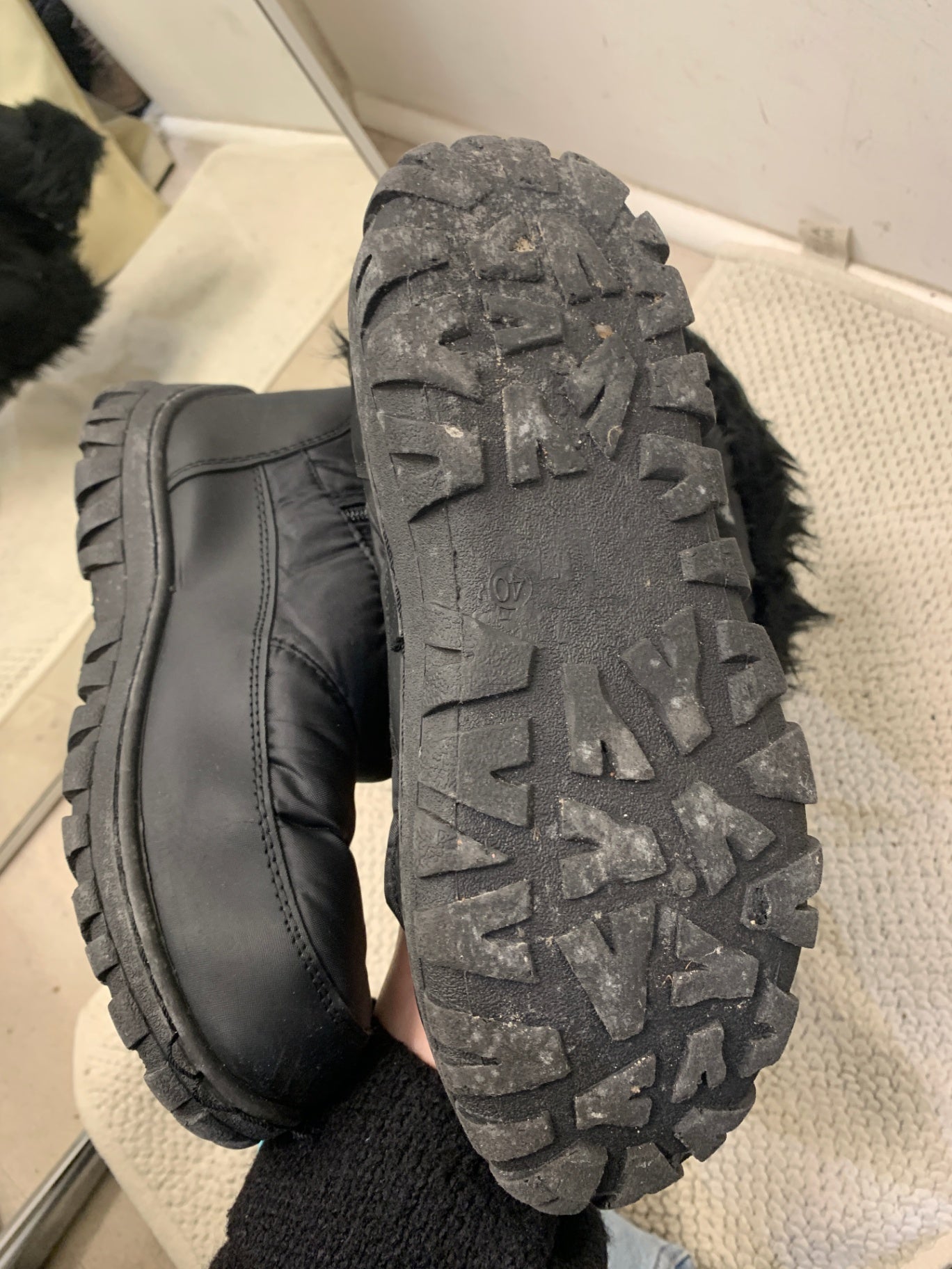 Snow Fun Stiefel 40 Schwarz