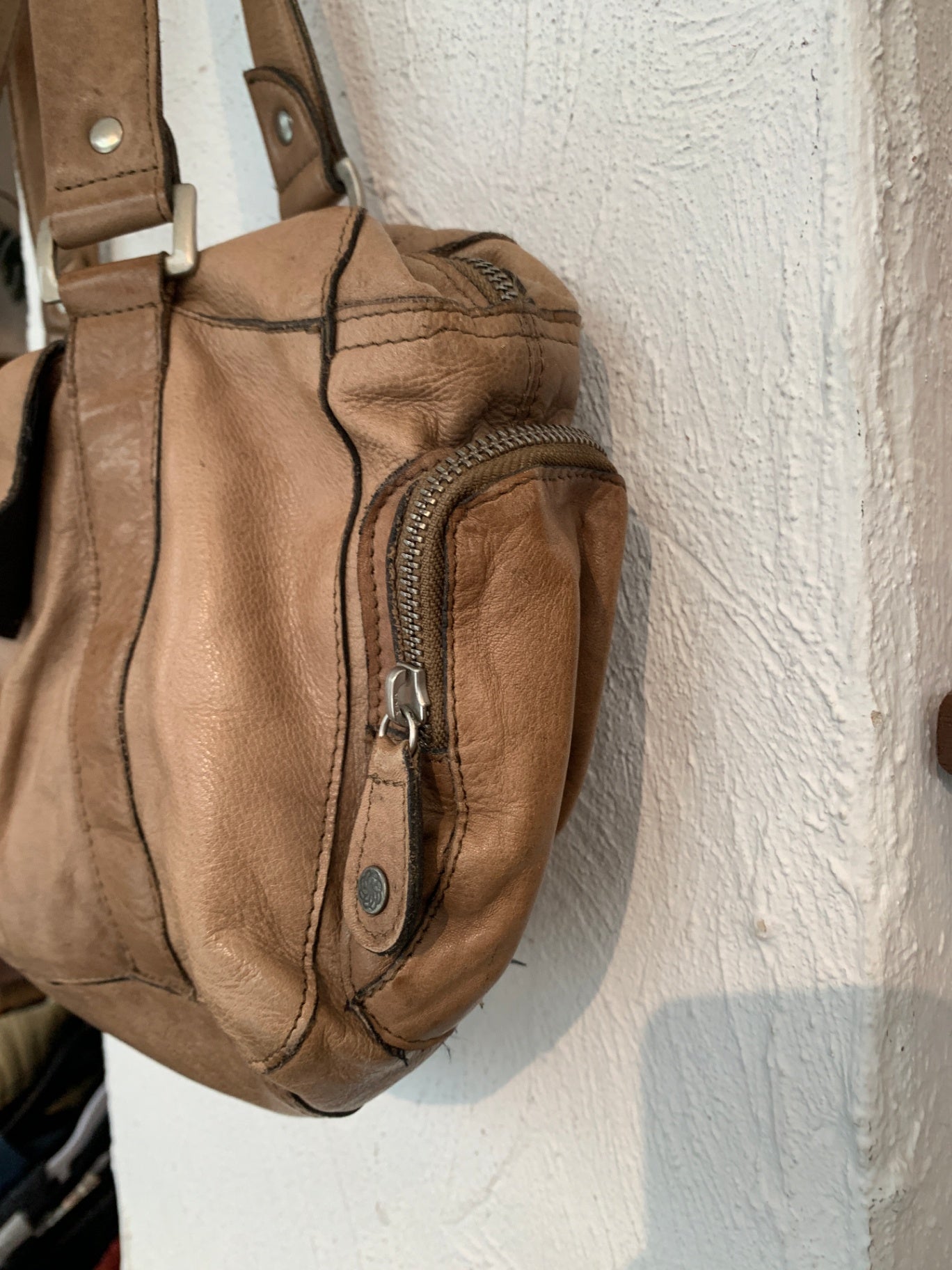 pieces Handtasche PREIS FEHLT Beige Braun